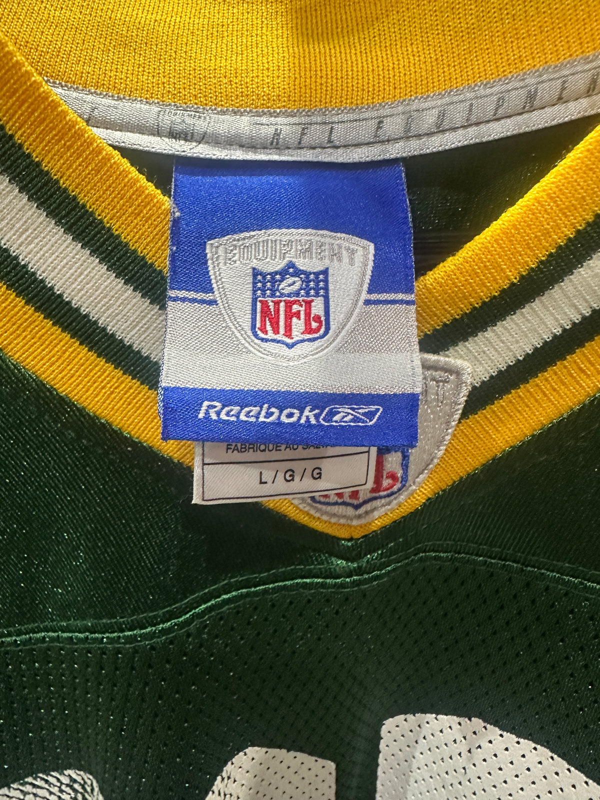 (Mens Large) NFL Green Bay Packers 'Donal Driver' Jersey 007