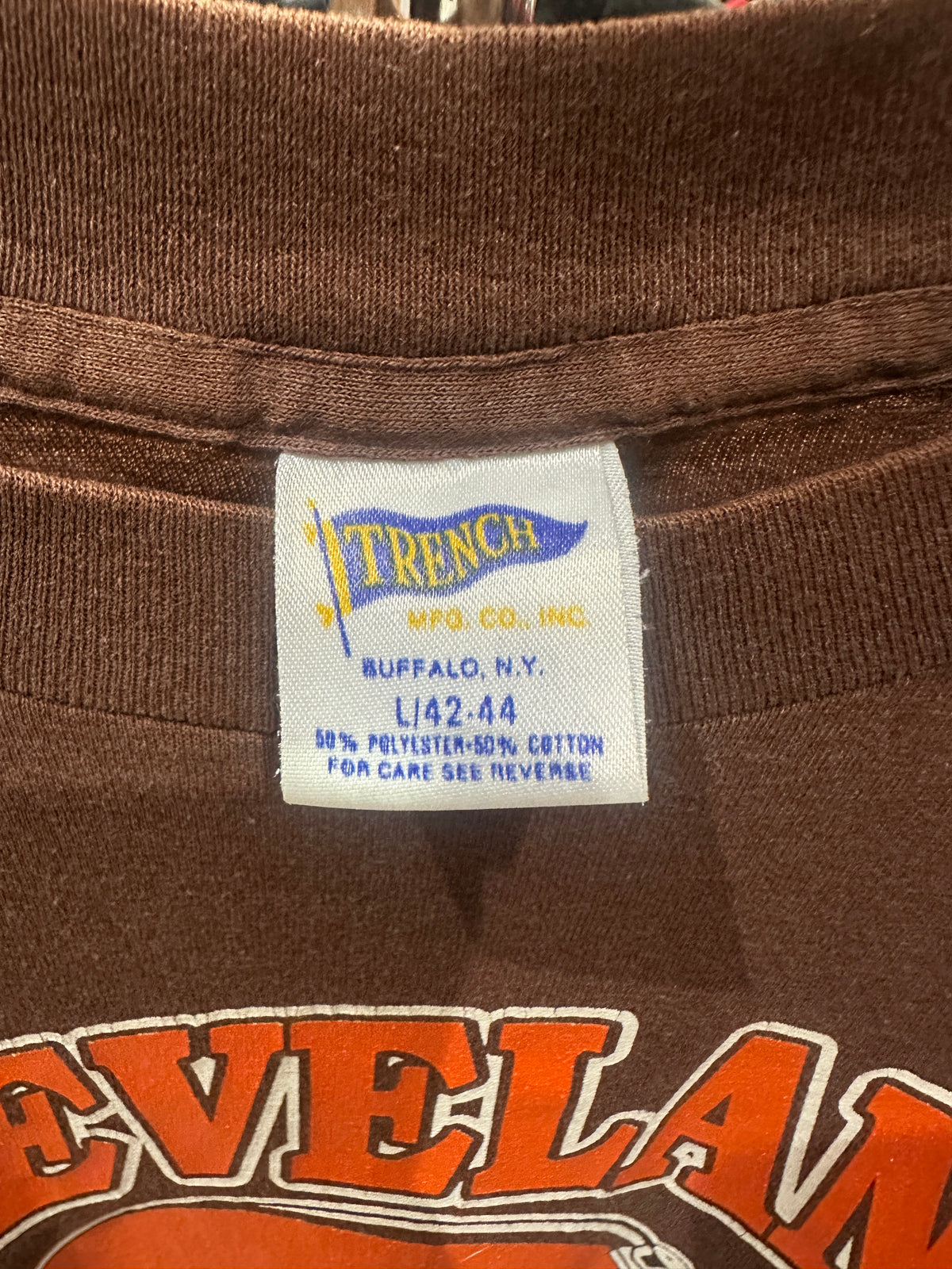 (Mens Medium) 80s Cleveland Browns Shirt 007