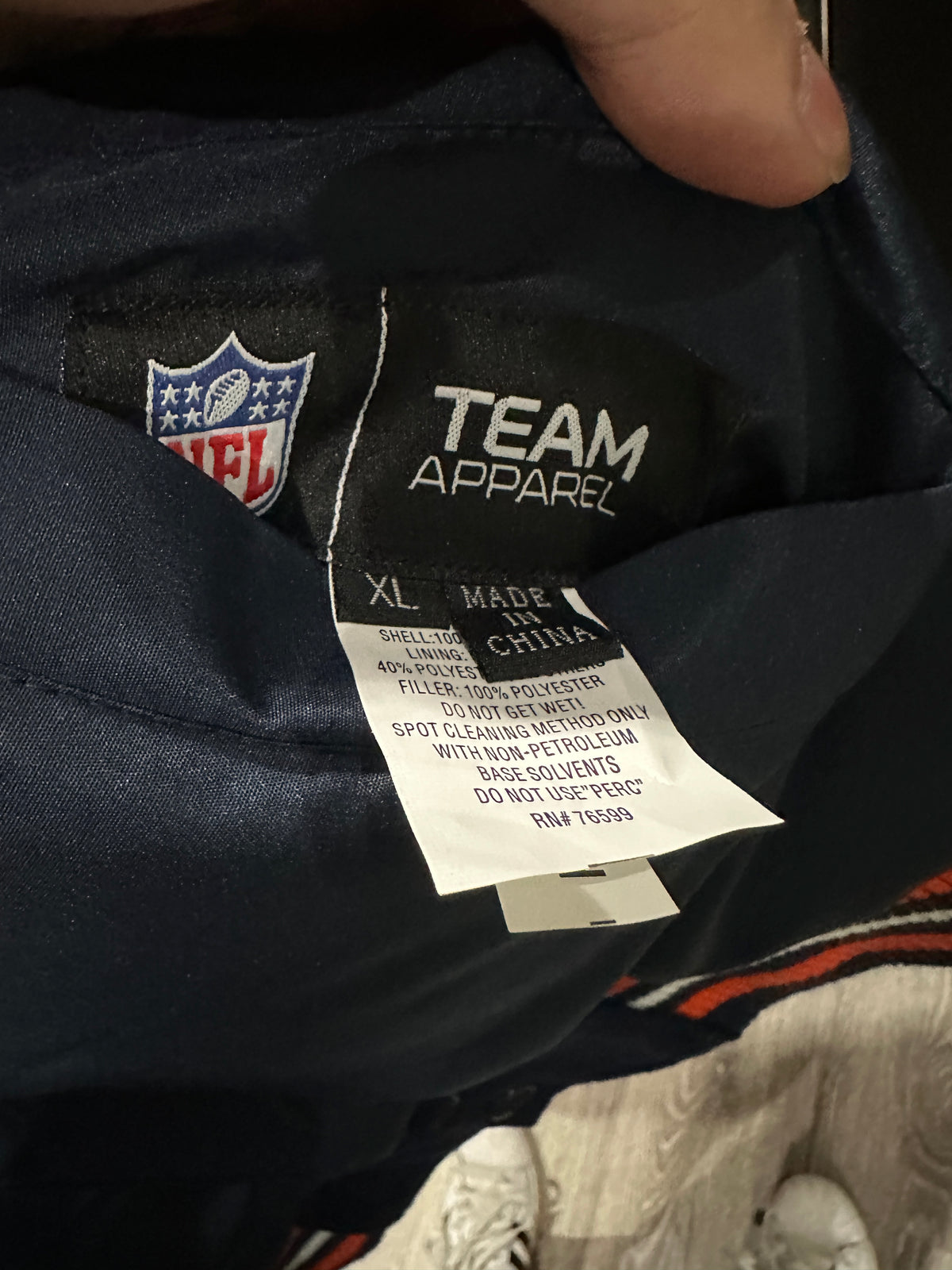 (Mens XL) NFL Chicago Bears Reversible Blue Varsity Jacket