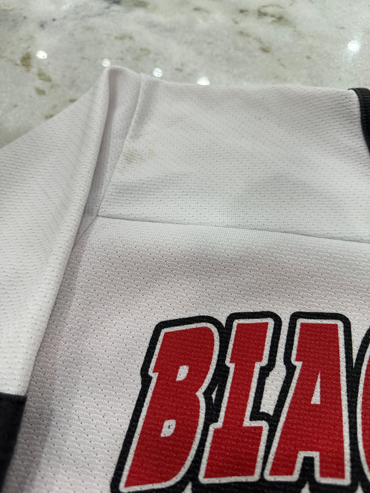 (Kids Large) 90s Chicago Blackhawks Jersey 007