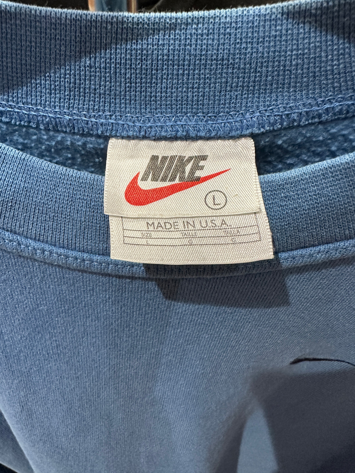 (Mens Large) 90s Blue Nike Sweater 007