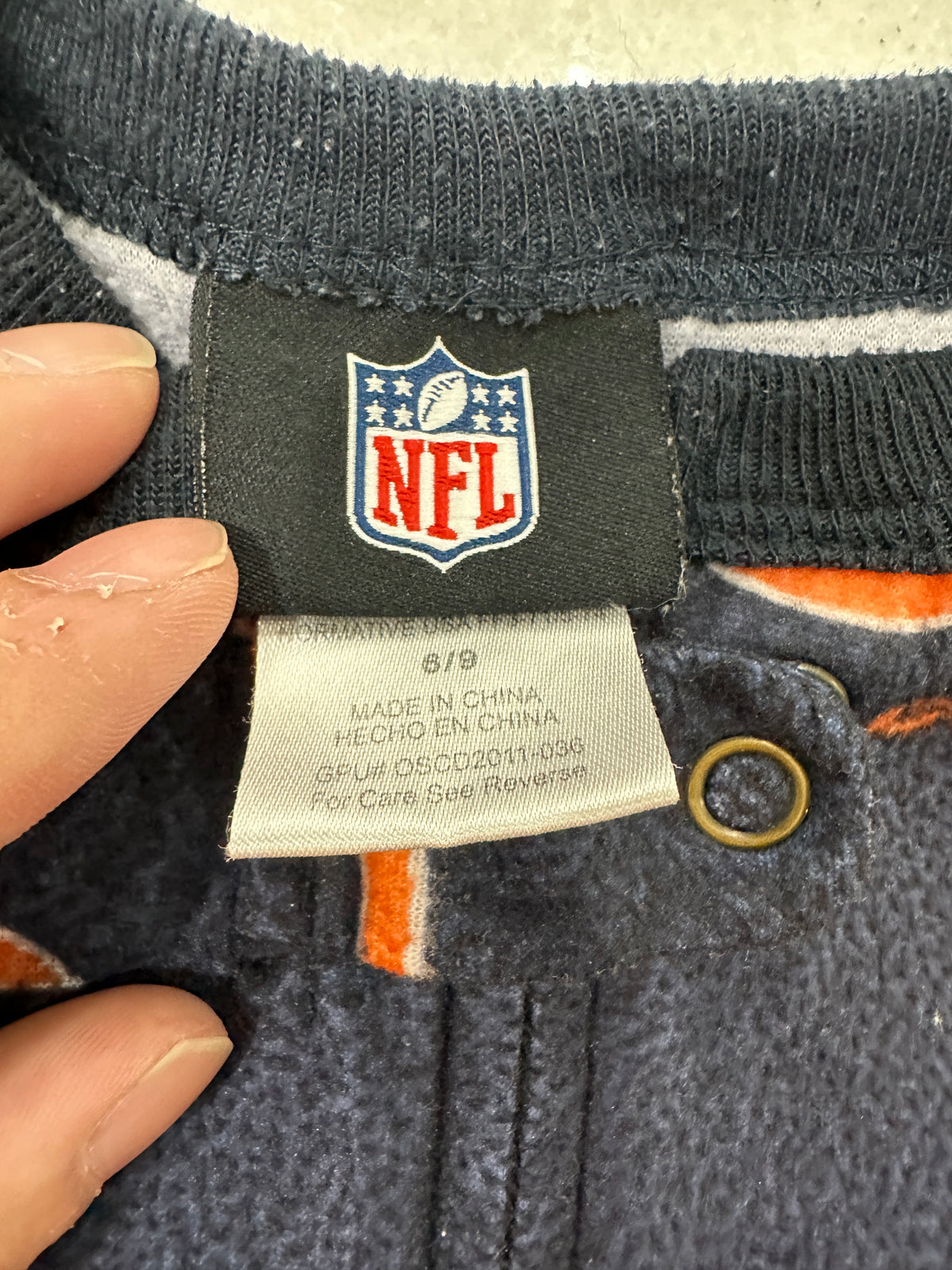 (Kids 6/9M) NFL Chicago Bears Onesie