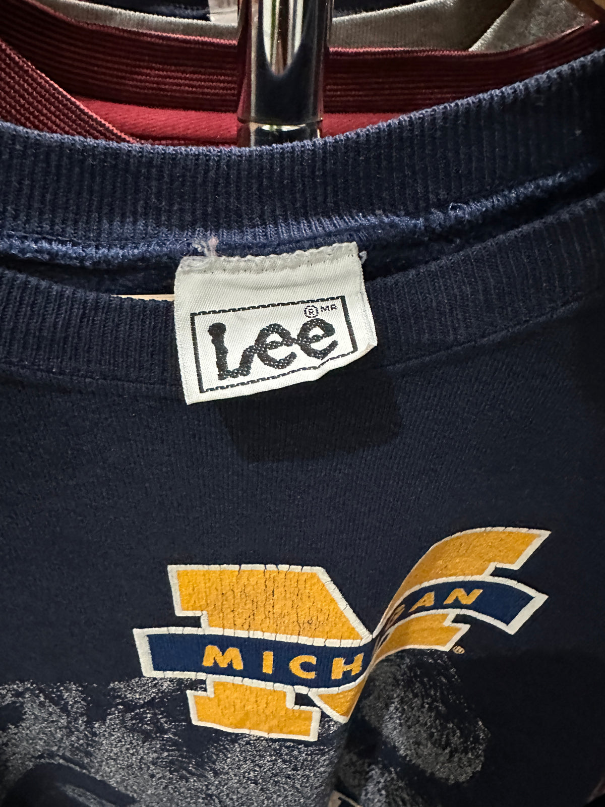 (Mens Medium) 90s Michigan University Wolverines Sweater 007