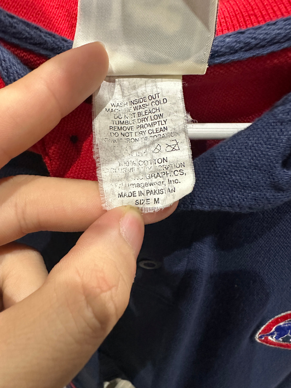 (Mens Medium) 90s Chicago Cubs Polo Shirt 007