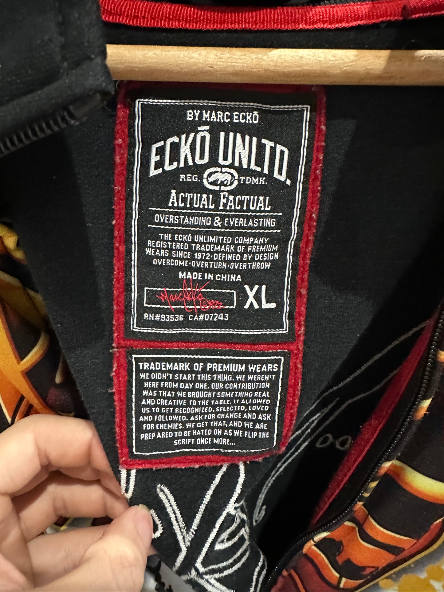 (Mens XL) Ecko Unltd 'Mexico' Track Jacket