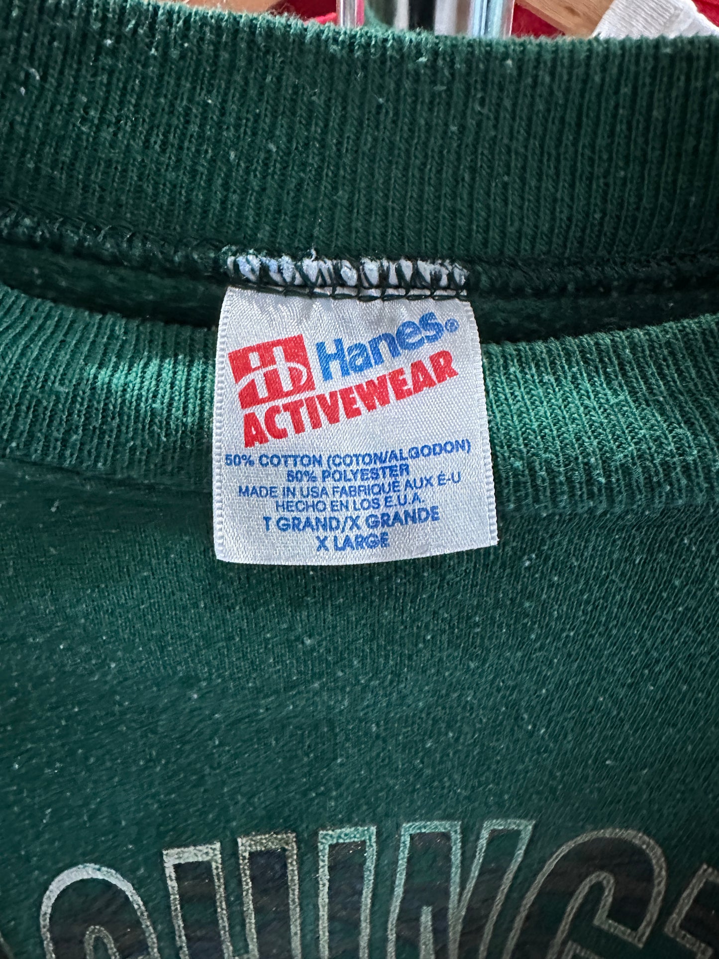 (Mens XL) 90s Washington DC Green Sweater