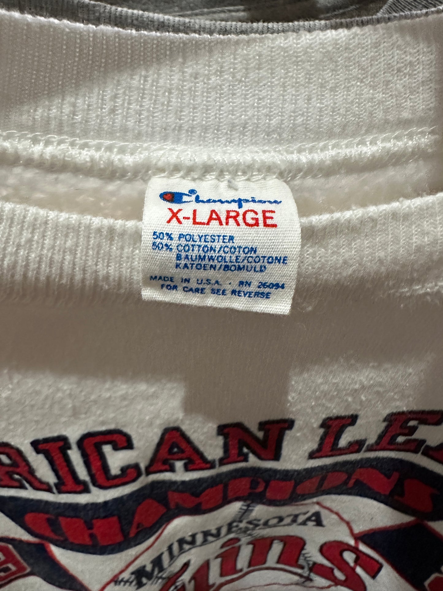 (Mens Large) 1987 Minnesota Twins Sweater