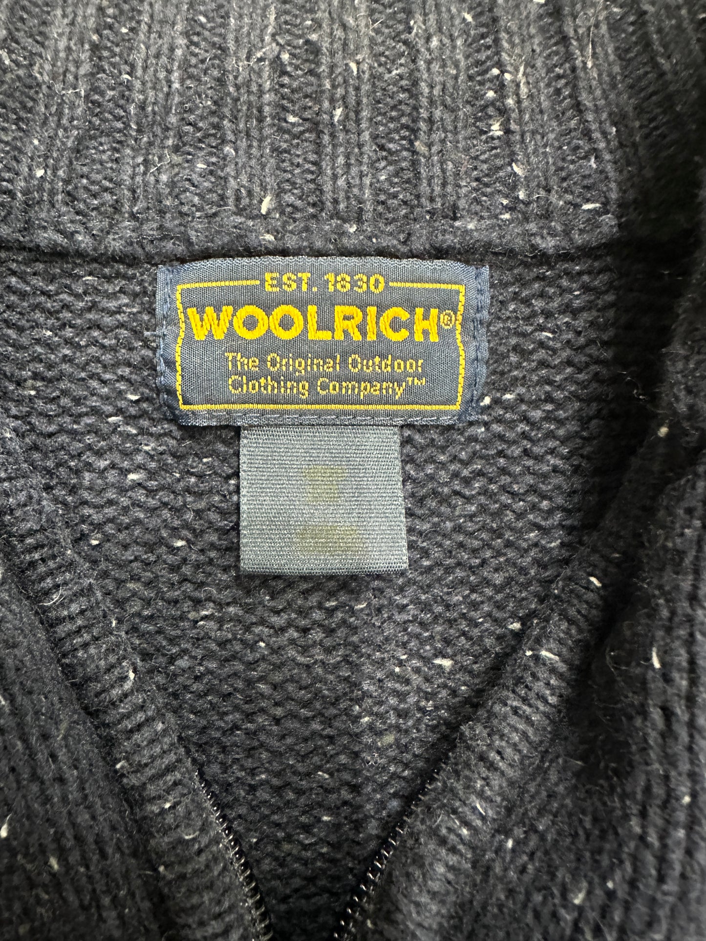 (Mens XXL) Woolrich Navy blue 1/4 Zip Sweater