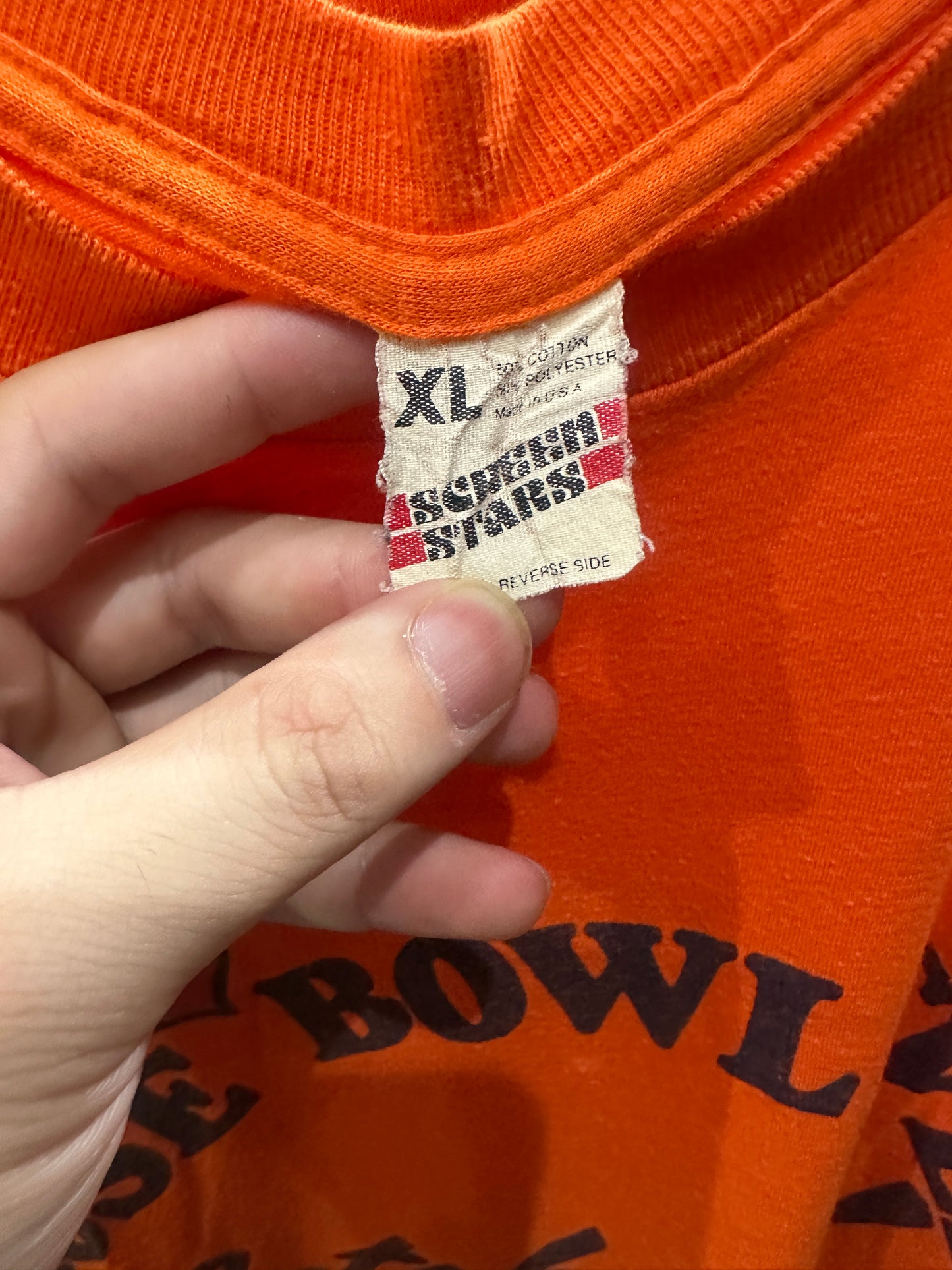 (Mens Large) 80s University of Illinois 'Rose Bowl Fever' Shirt