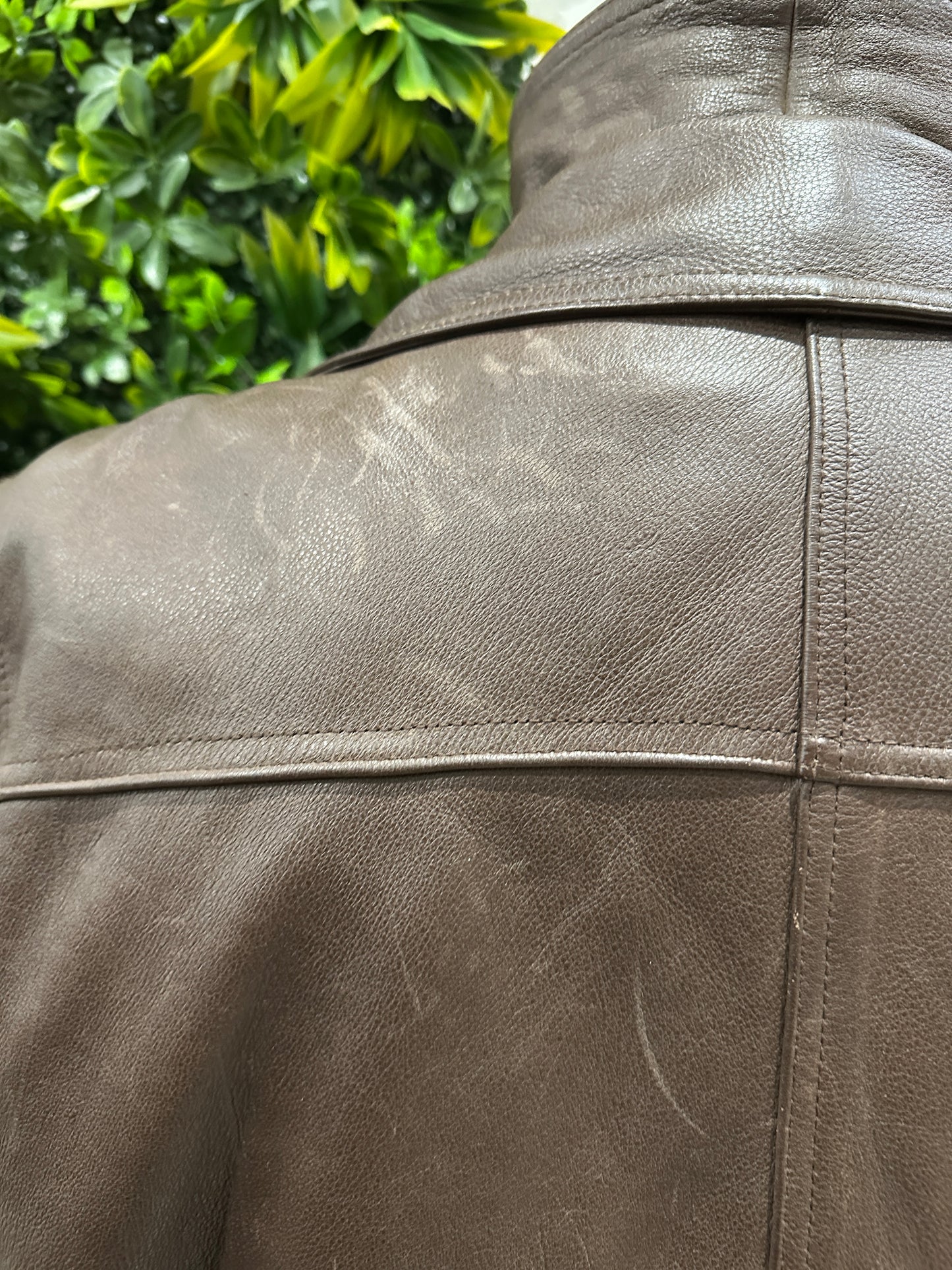 (Mens Medium) Wilsons Brown Leather Jacket