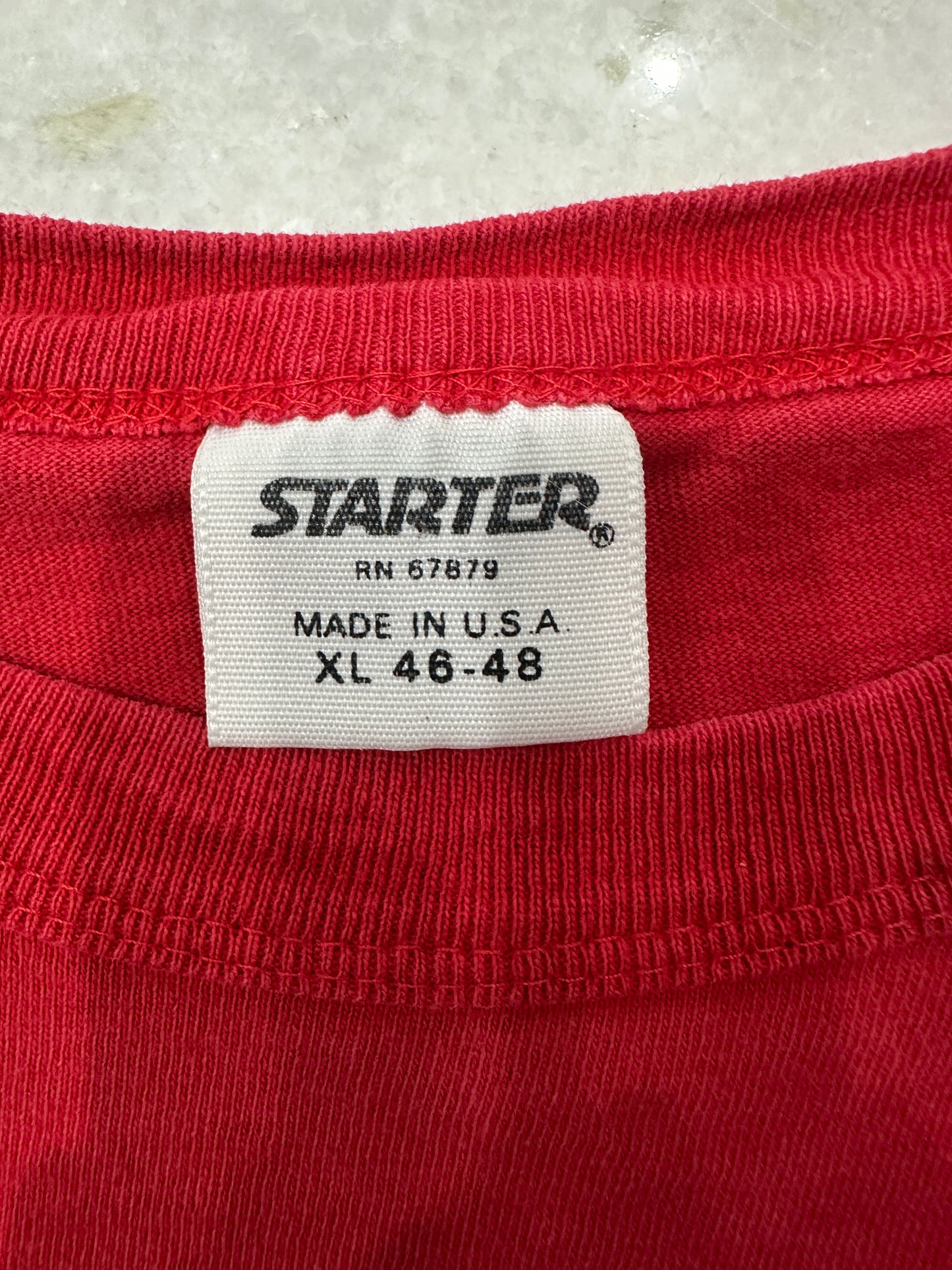 (Women XL) 90s Starter Philadelphia Sixers Shirt