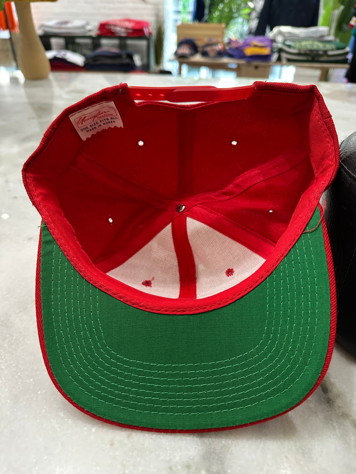90s Indiana University Spell-Out Snap-Back Hat 007