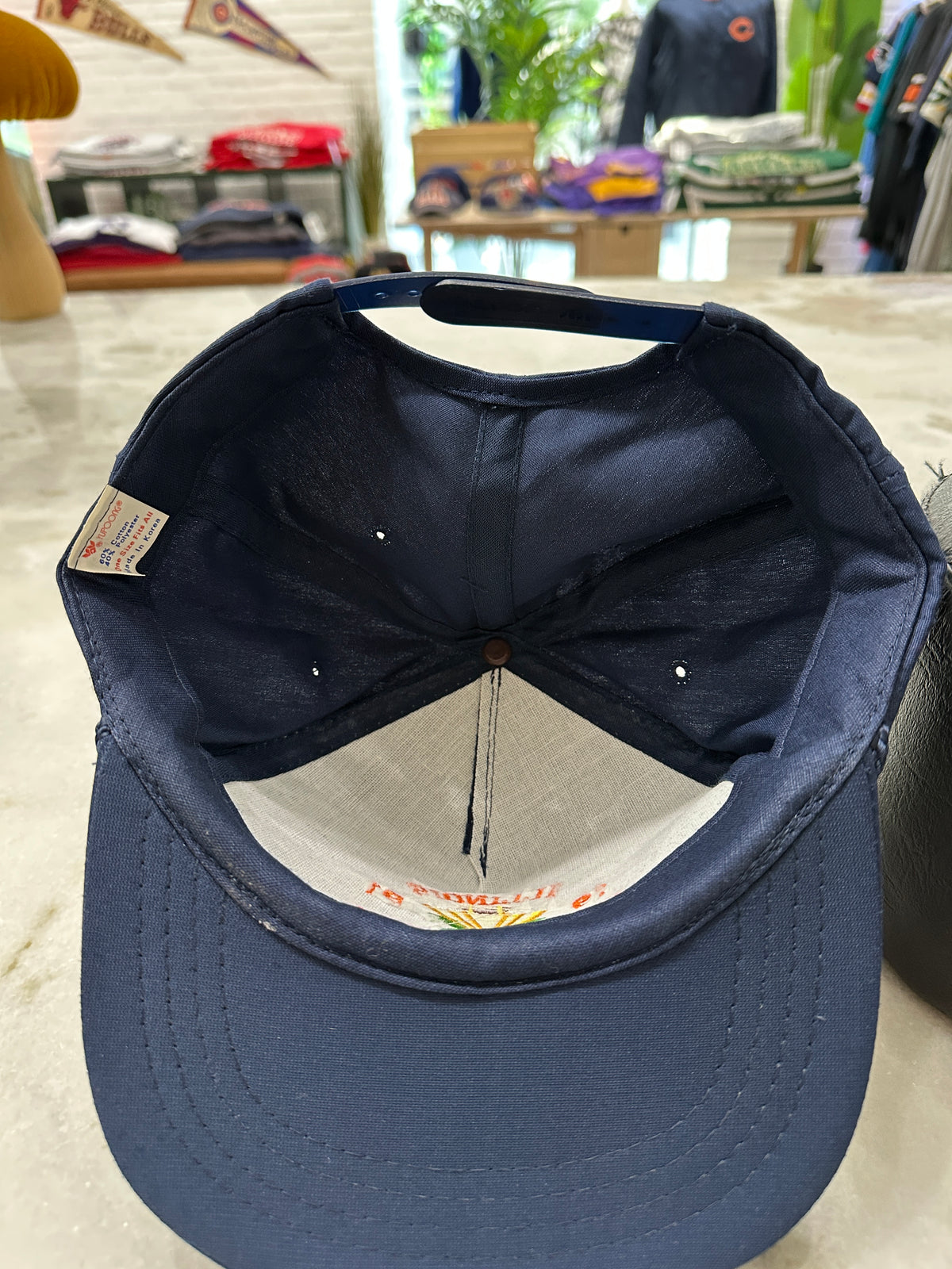 1991 University of Illinois Hall of Fame Bowl Snap-Back Hat 007