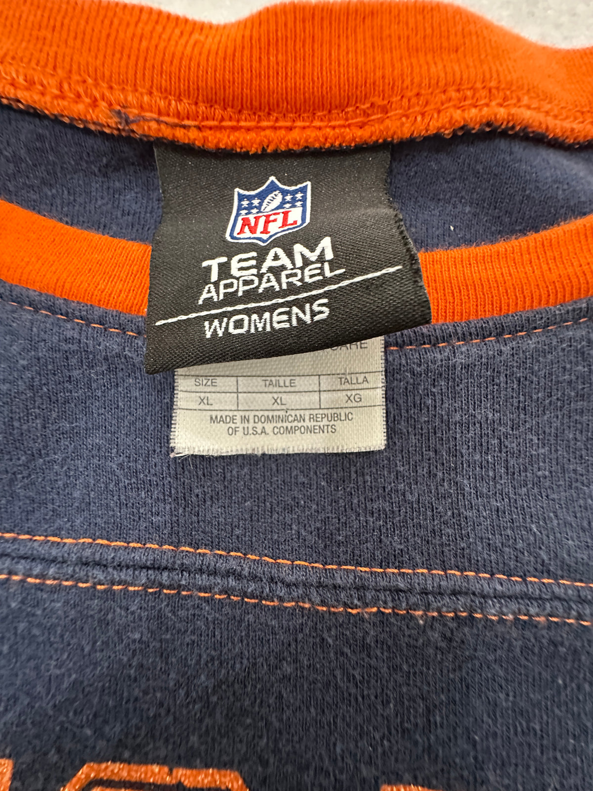 (Women's XL) NFL Chicago Bears Long-Sleeve Shirt 007