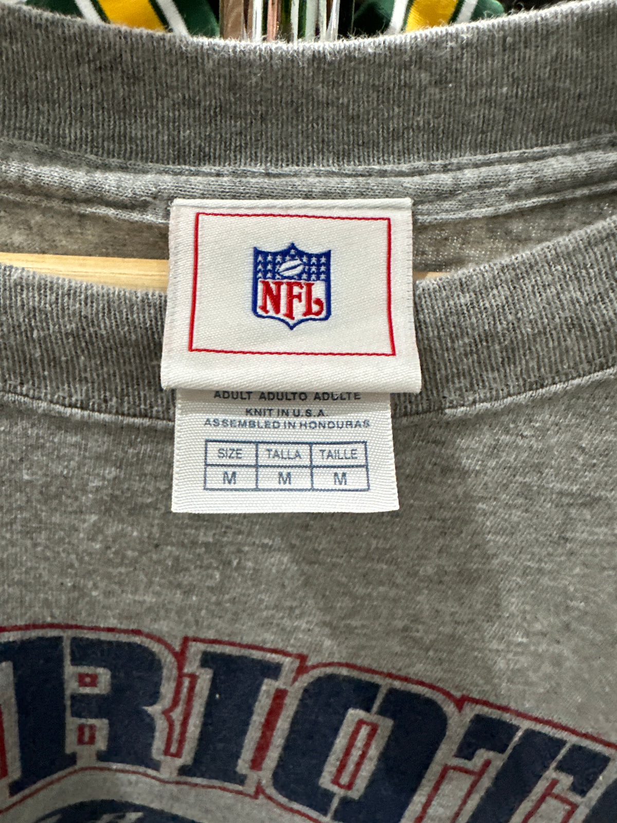 (Mens Medium) NFL New England Patriots Long-Sleve Shirt 007