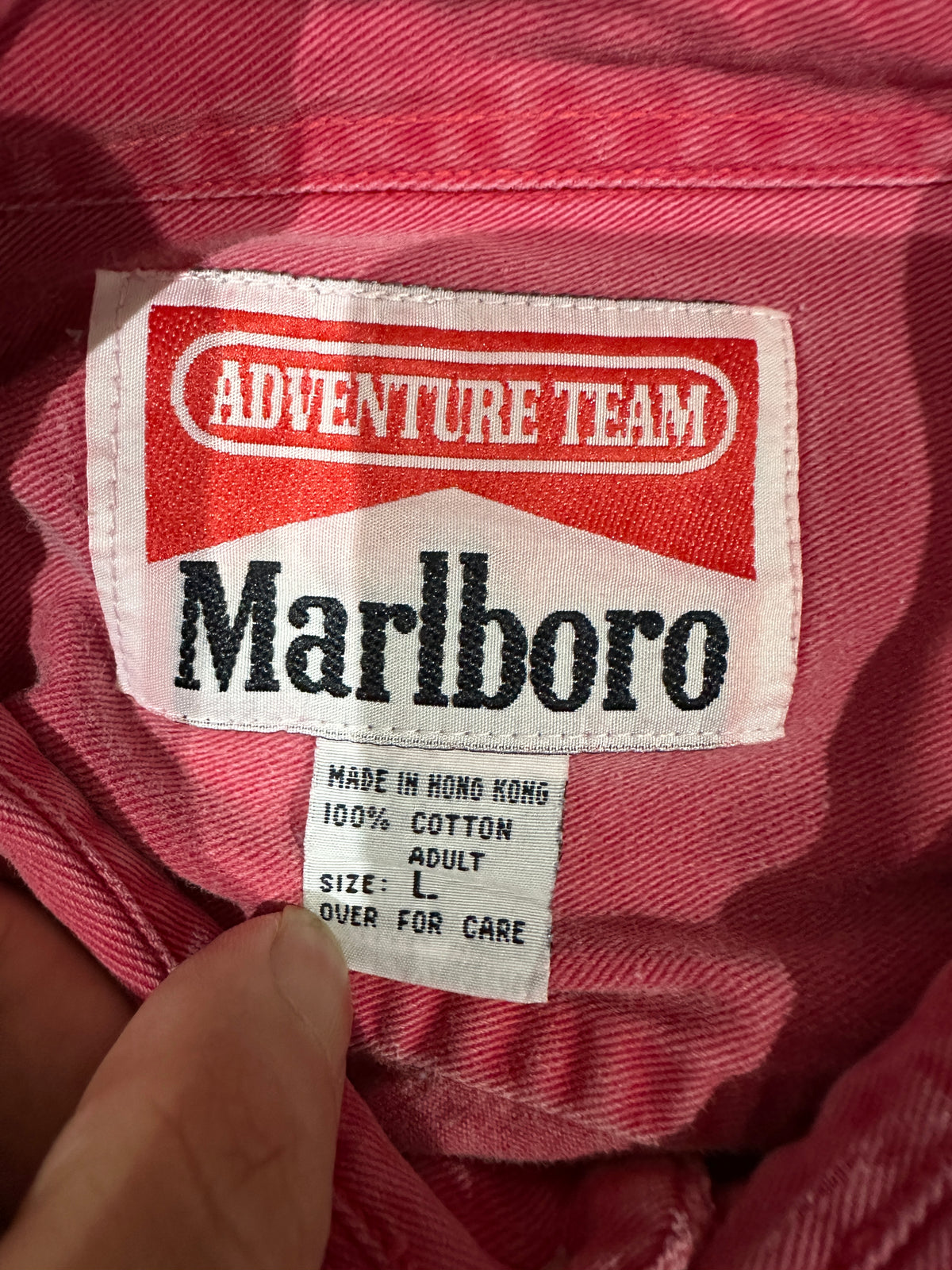 (Mens Large) 90s Marlboro Button-Up Shirt 007