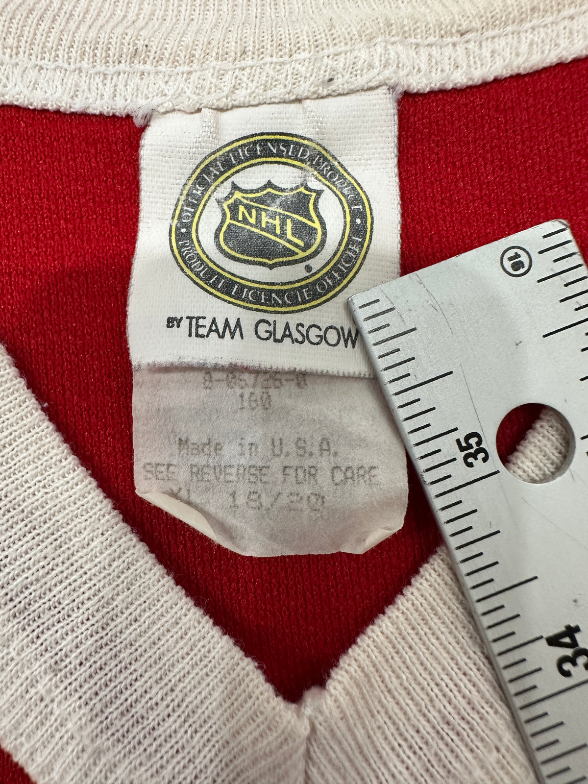 (Kids XL) 90s Detroit Red Wings Jersey 007