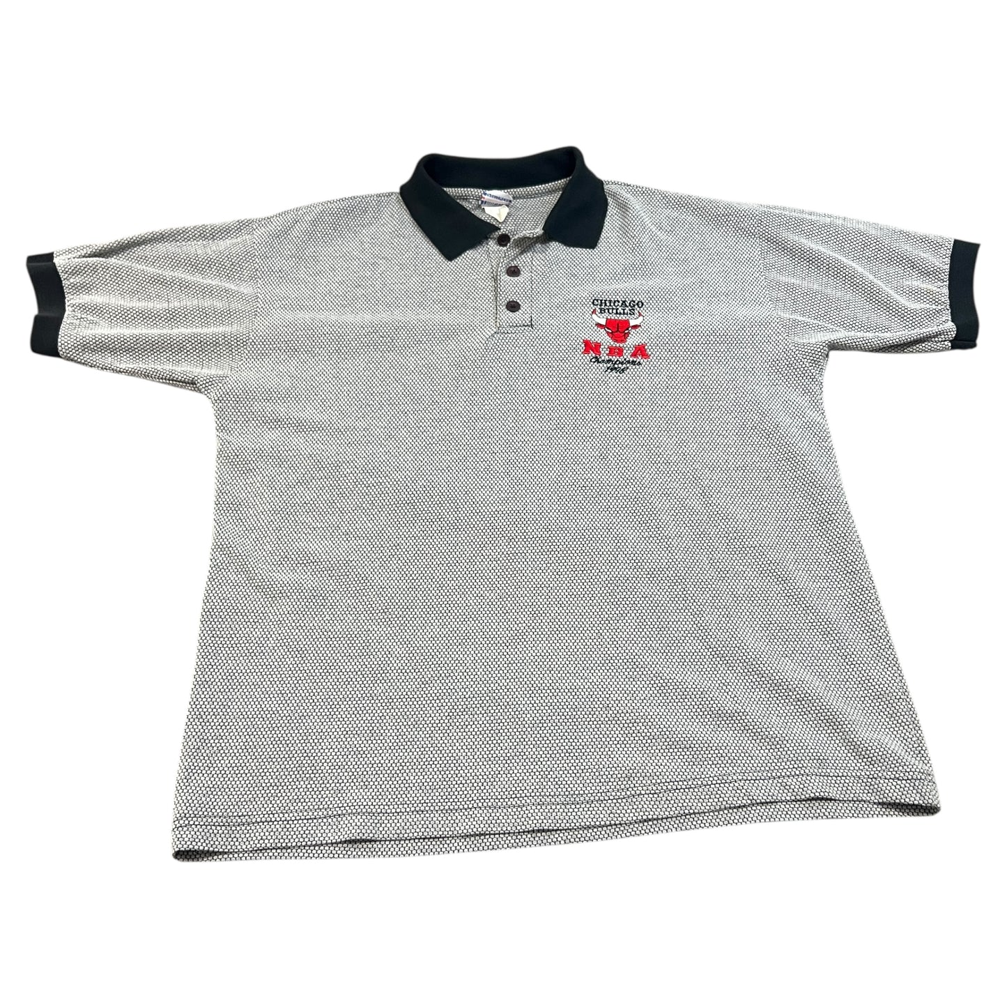 Vintage Chicago Bulls Polo Shirt Mens L