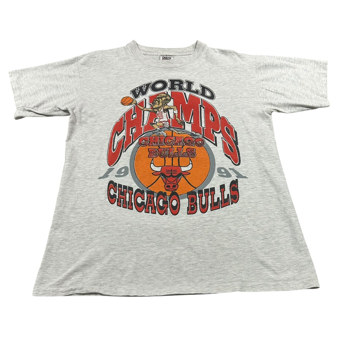 Vintage 1991 Chicago Bulls World Champions Shirt Mens XL