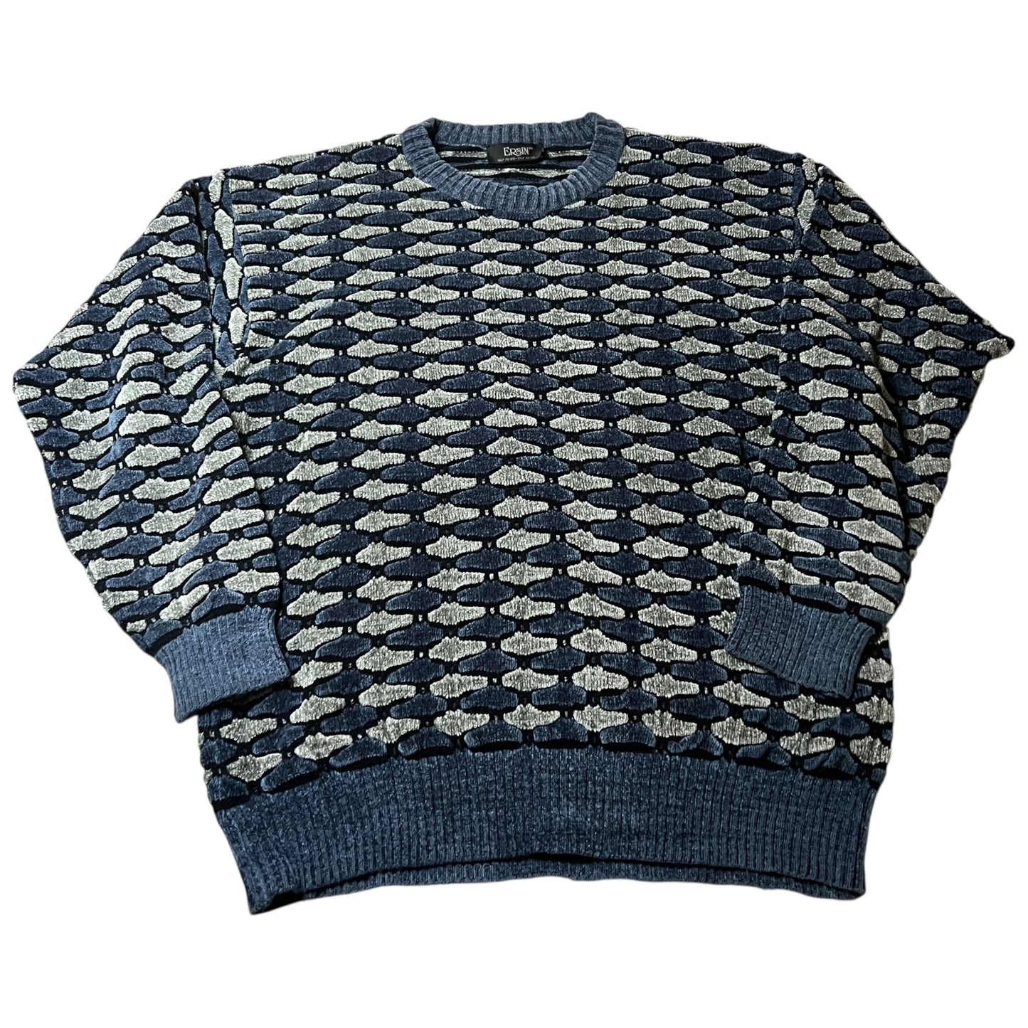 (Mens Large) 3D Knit Sweater