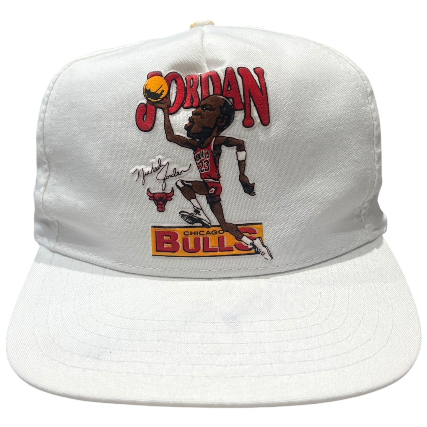 90s Chicago Bulls Caricature Jordan Hat
