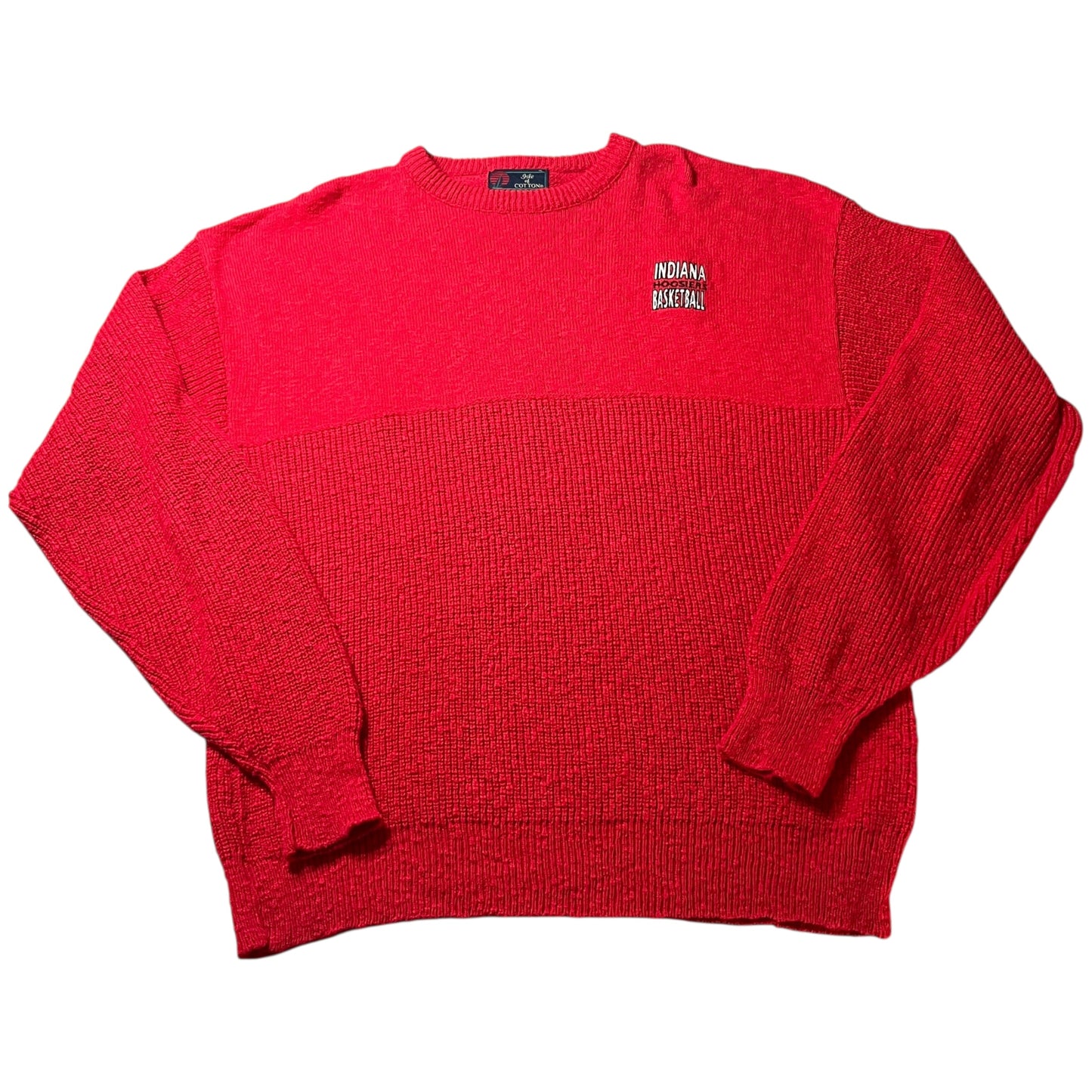 (Mens XL) 80s Indiana Hoosiers Basketball Sweater