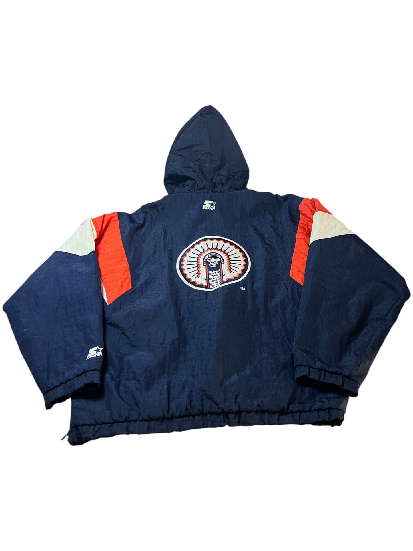 (Mens XL) University of Illinois Chief Starter Jacket