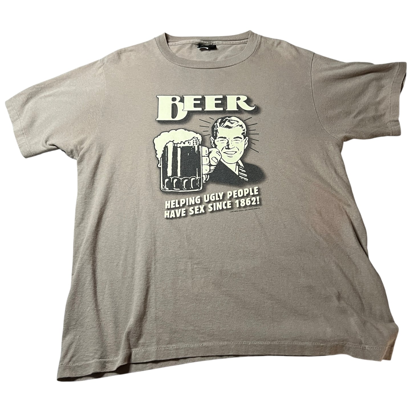 (Mens Large) 1998 Beer Profanity Shirt