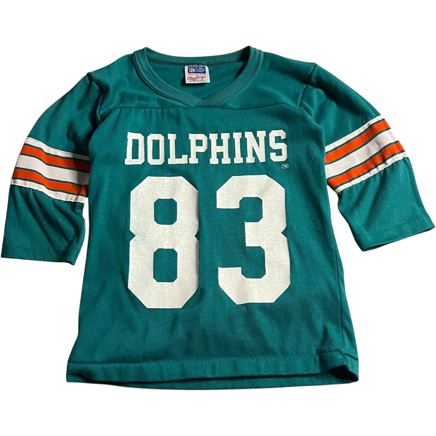 (Kids 6-8) 90s Miami Dolphins Shirt Jersey