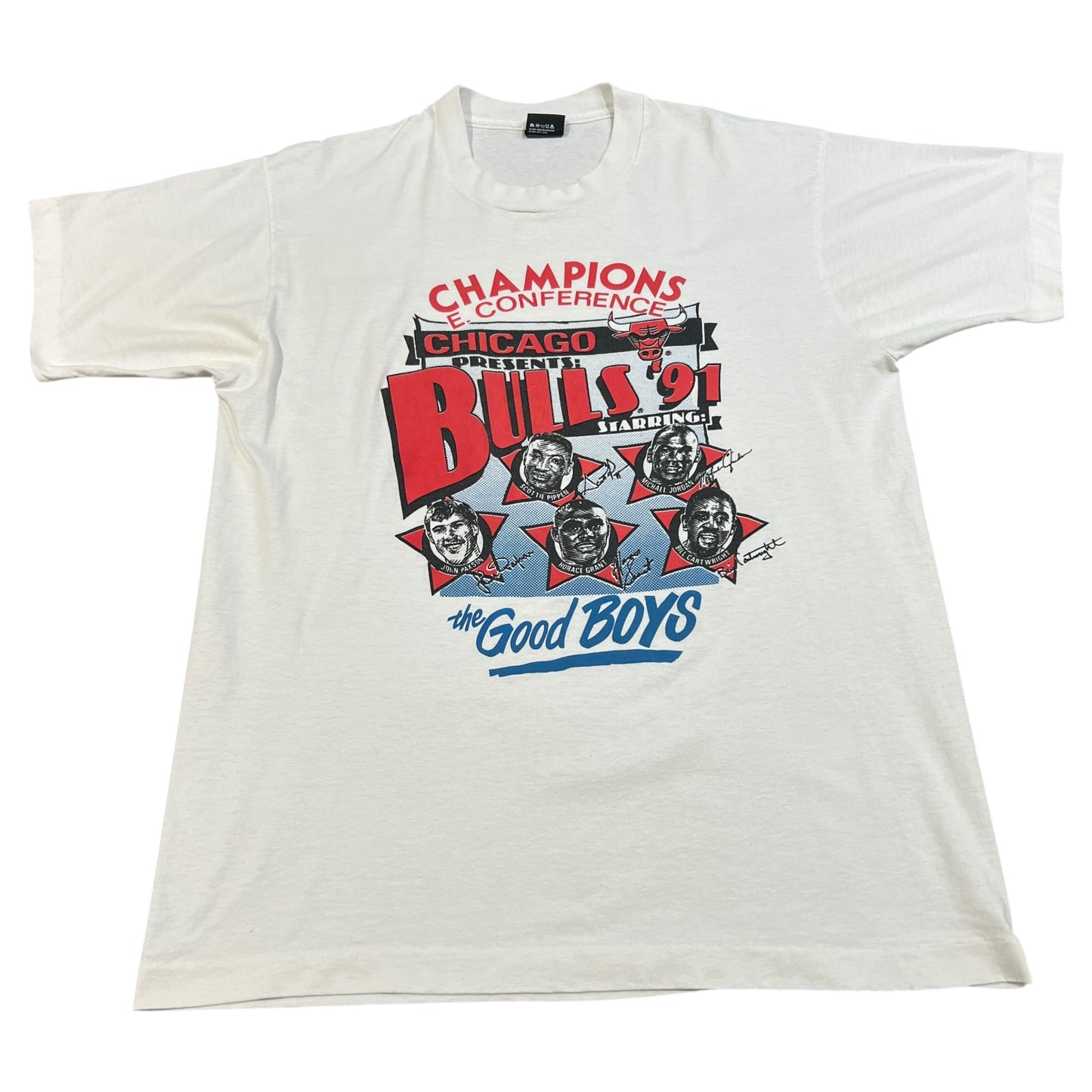 Vintage Chicago Bulls "The Good Boys" Tshirt Mens XL