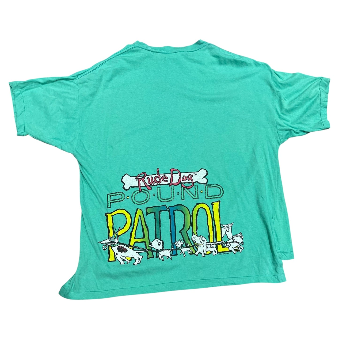 (Mens Medium) 80s Rude Dog Pound Patrol Shirt