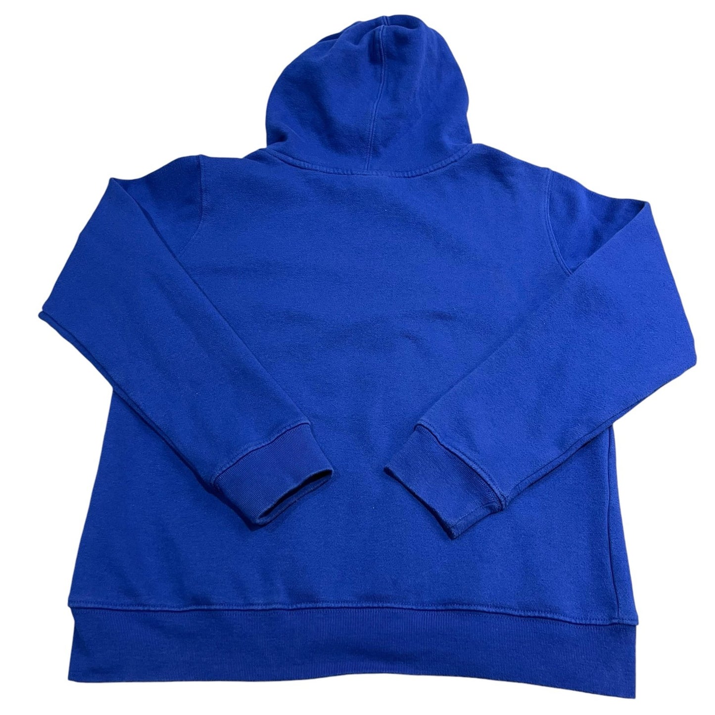 Chicago Cubs Hoodie Womans Large Sweat Shirt Blue MLB Majestic Pullover