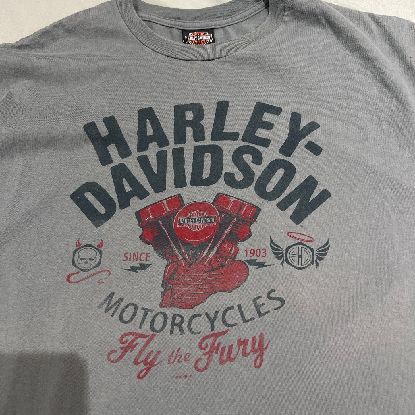 Harley Davidson Sleeveless Tank Top Shirt Mens 2XL XXL Junction City Gray