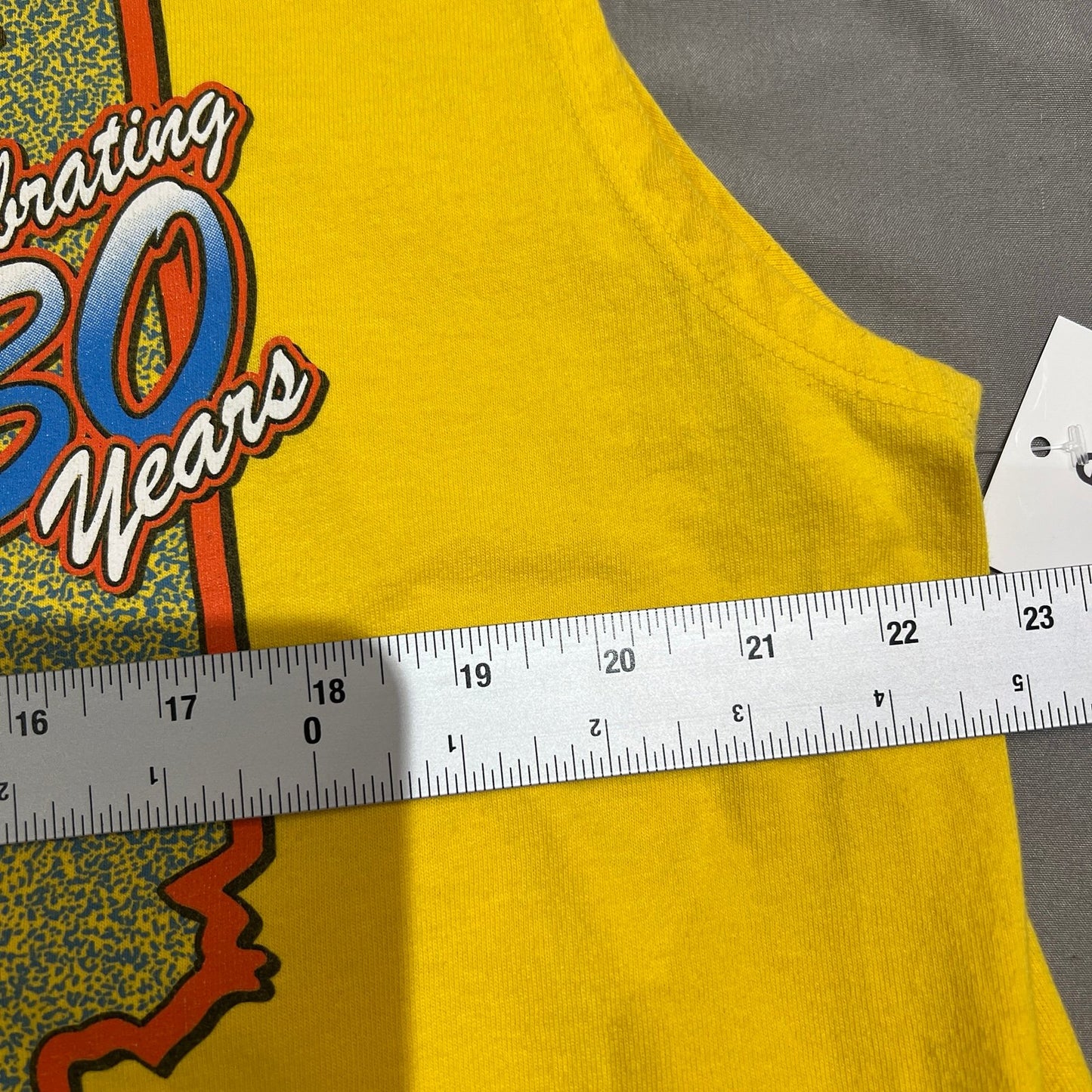 Harley Davidson Mann's Columbus Sleeveless Tank Top Shirt Mens XL Yellow