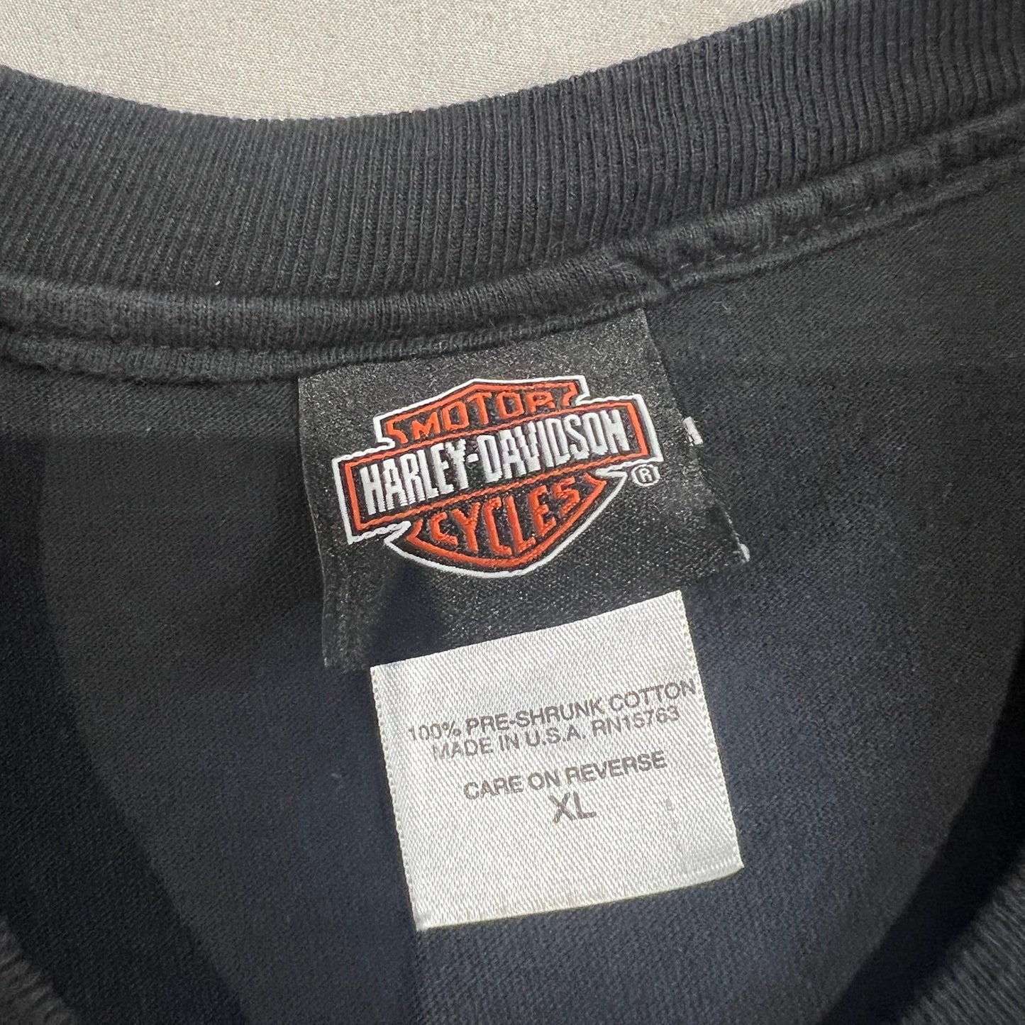 Harley Davidson Palatine Eagle Sleeveless Tank Top Mens XL Black Suburban