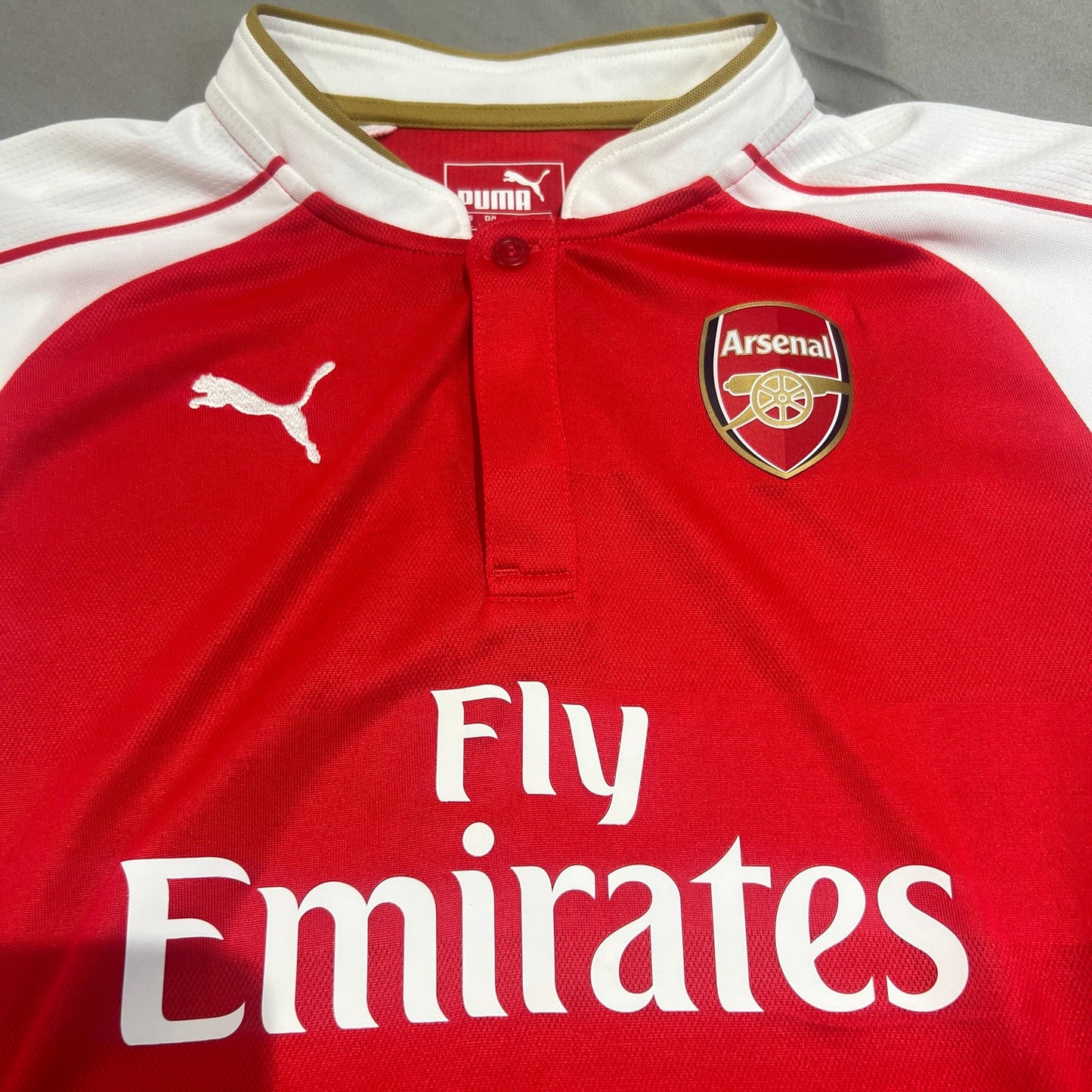 Puma Arsenal 2015/2016 Home Football Shirt Jersey Youth Large Soccer Red