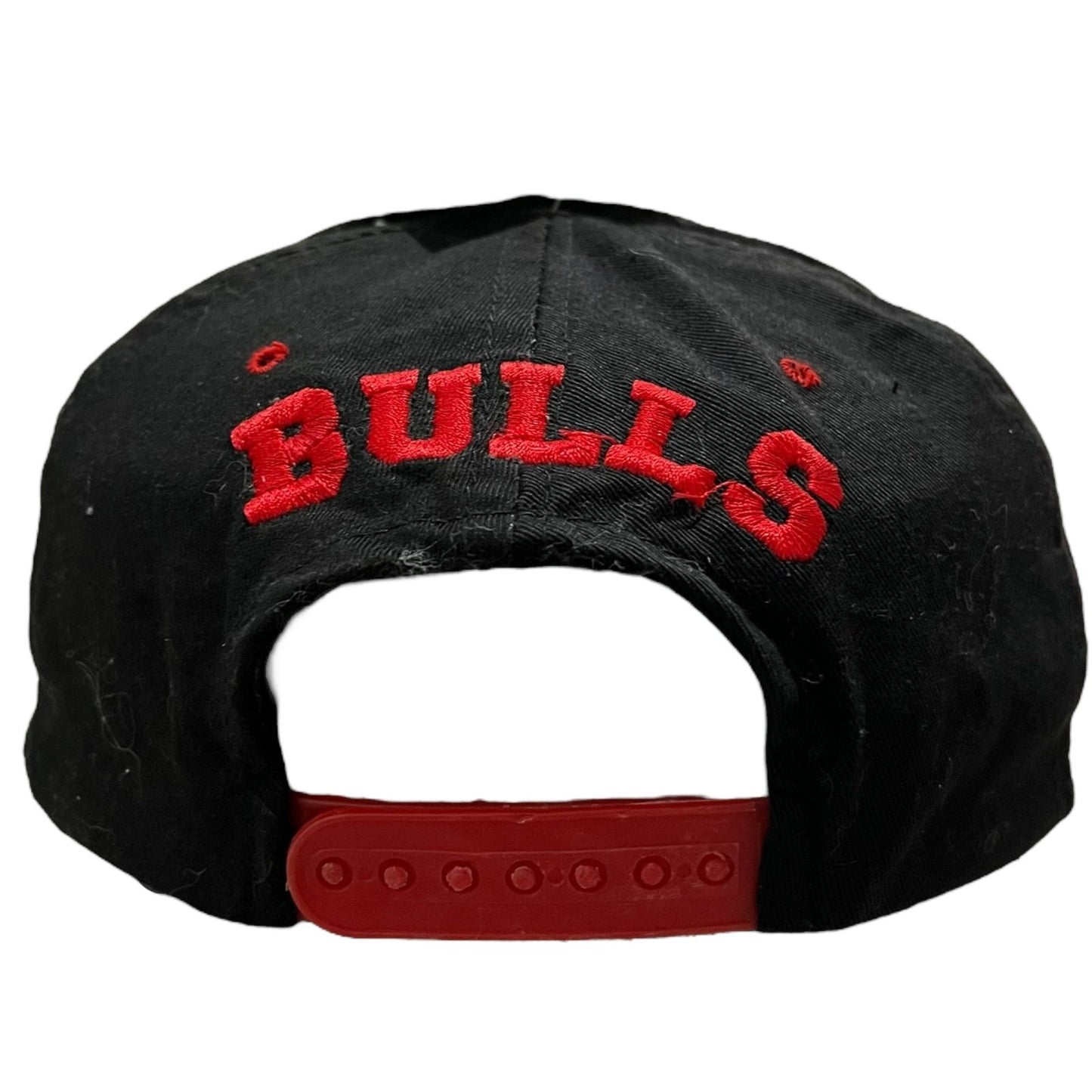 Vintage 90's Chicago Bulls Hat Embroidered Snapback Competitor Black Cap NBA