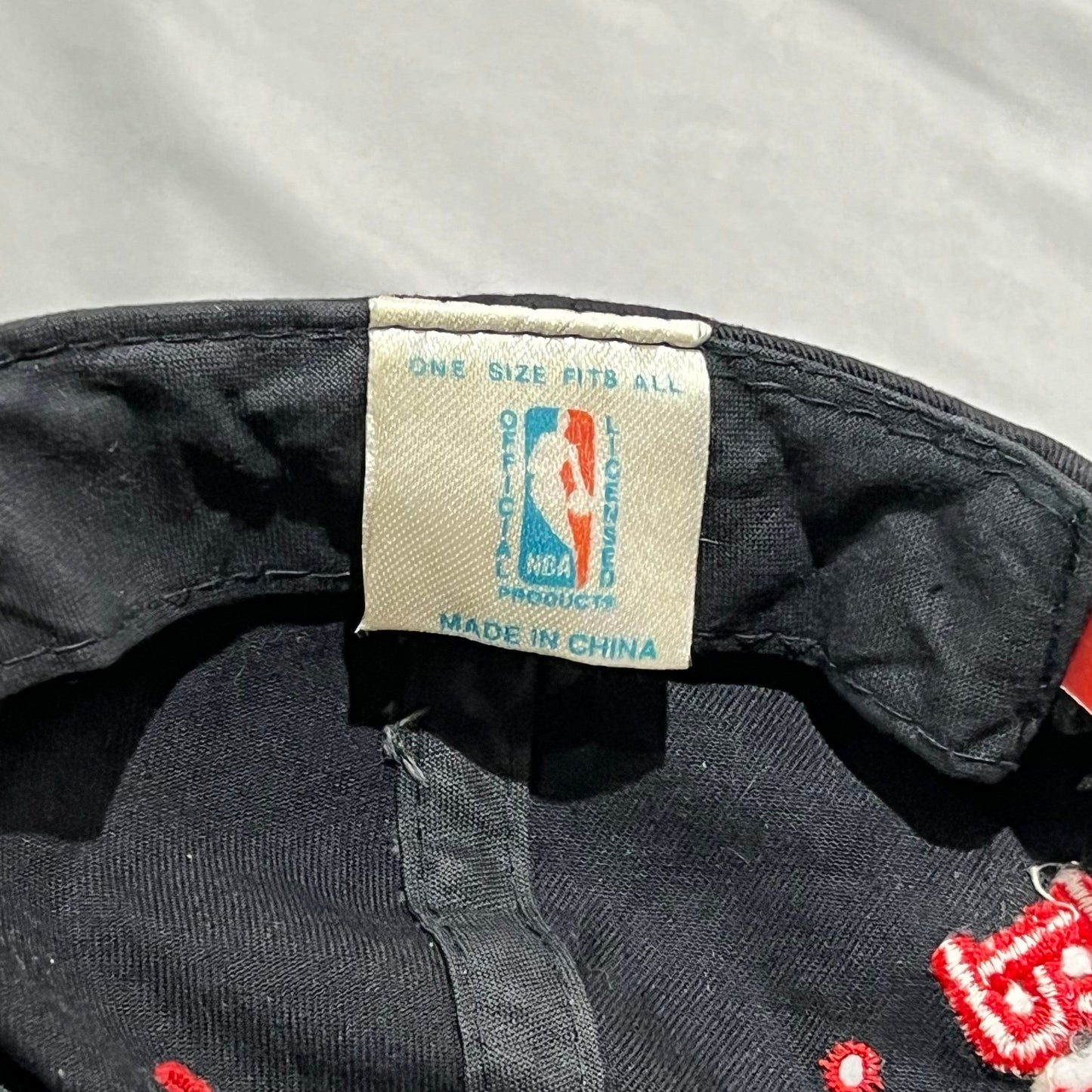 Vintage 90's Chicago Bulls Hat Embroidered Snapback Competitor Black Cap NBA