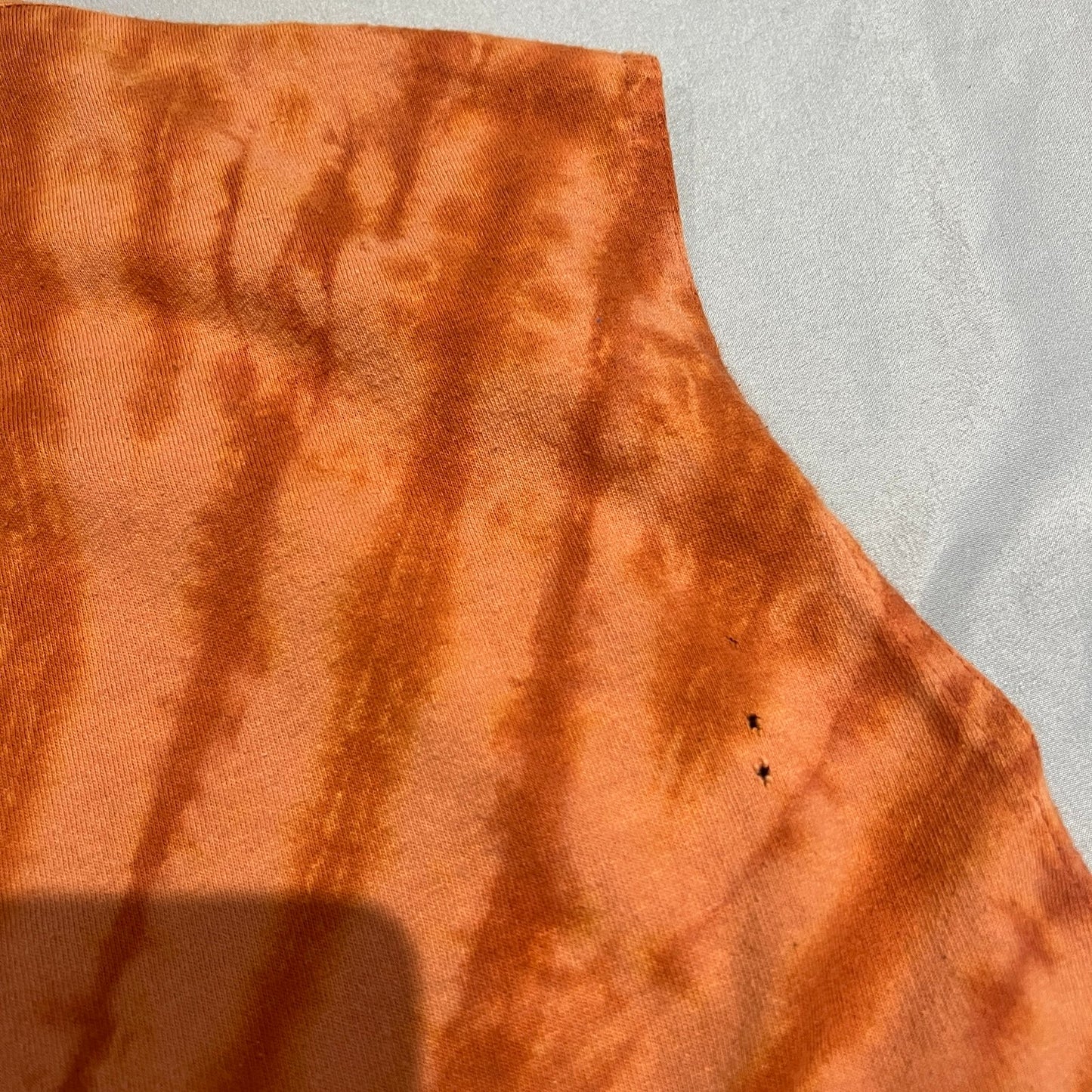 Vintage Harley Davidson Tie Dye Sleeveless Tank Top Shirt Mens XL Eagle Orange