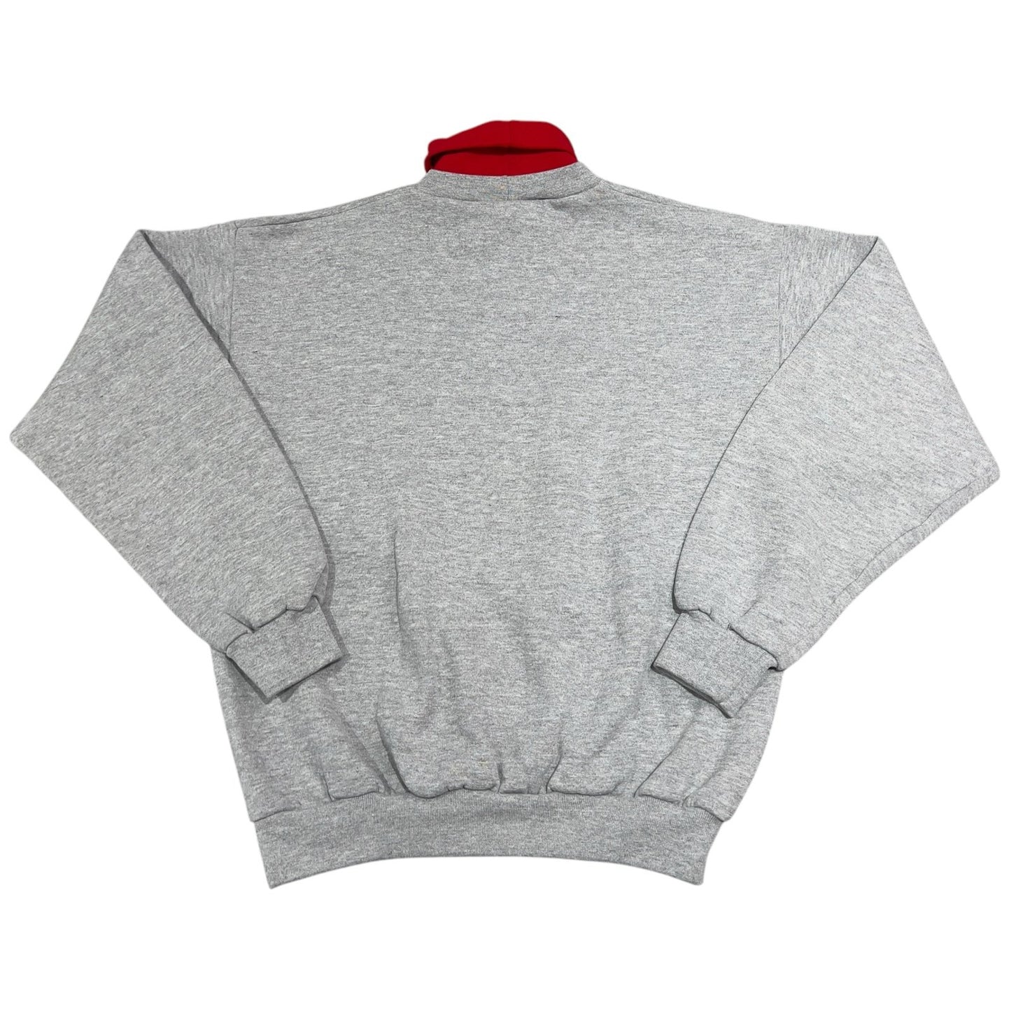 Vintage Chicago Blackhawks Turtleneck Sweater Mens Medium Embroidered Gray NHL