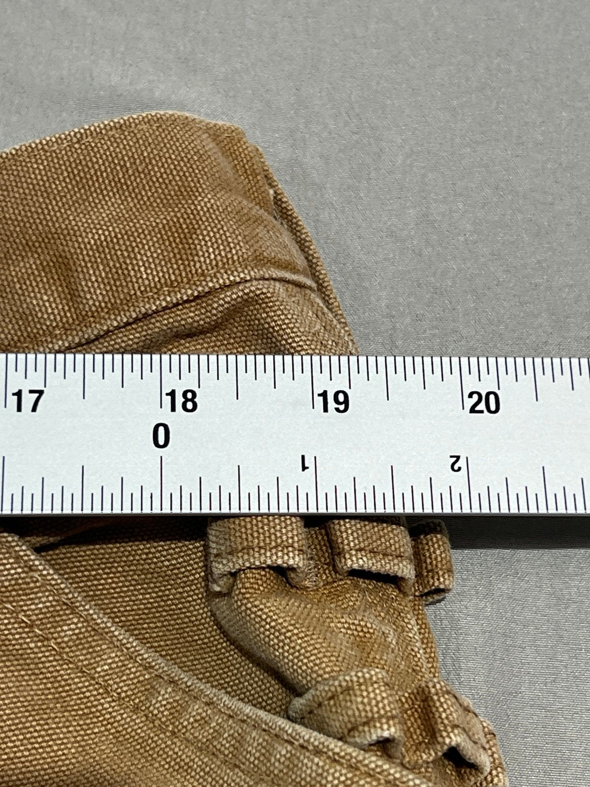 Carhartt Cargo Carpenter Shorts Mens 40 B81 BRN Duck Workwear Tan Brown