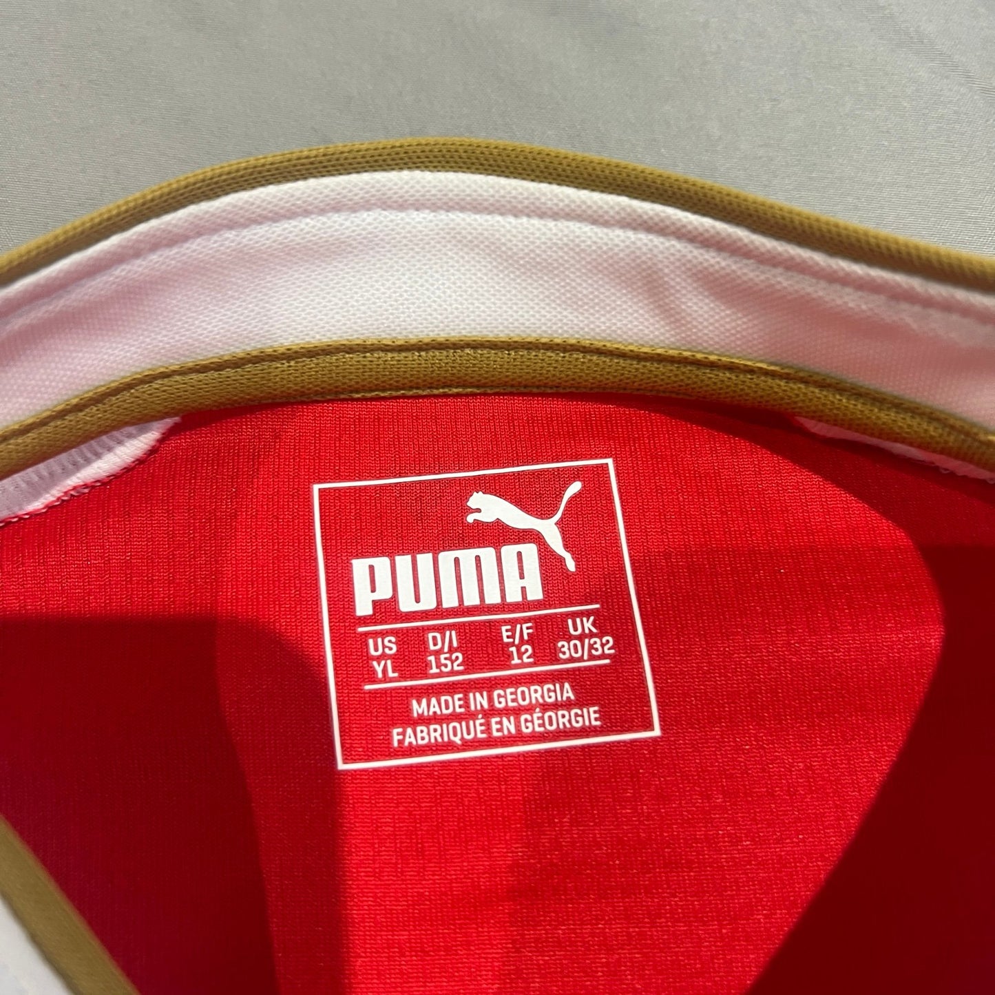 Puma Arsenal 2015/2016 Home Football Shirt Jersey Youth Large Soccer Red