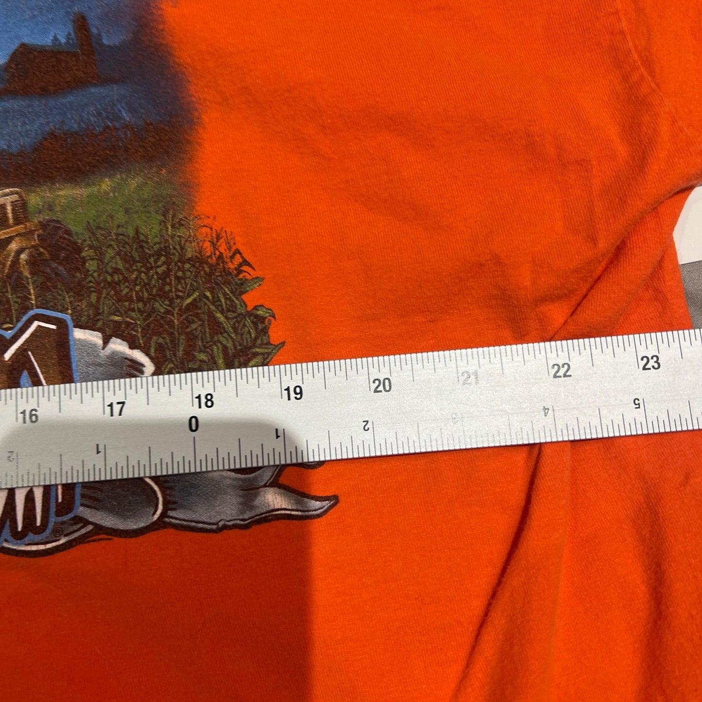 Harley Davidson Manteno Phantom Shirt Womens 2XL XXL Orange Short Sleeve