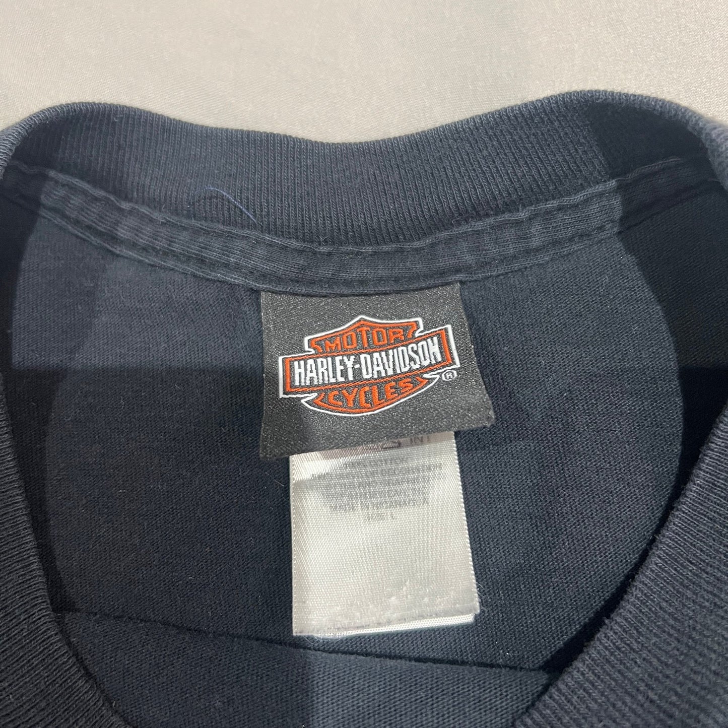 Harley Davidson Ketchikan Alaska Shirt Mens Large Inside Passage Black Wolf