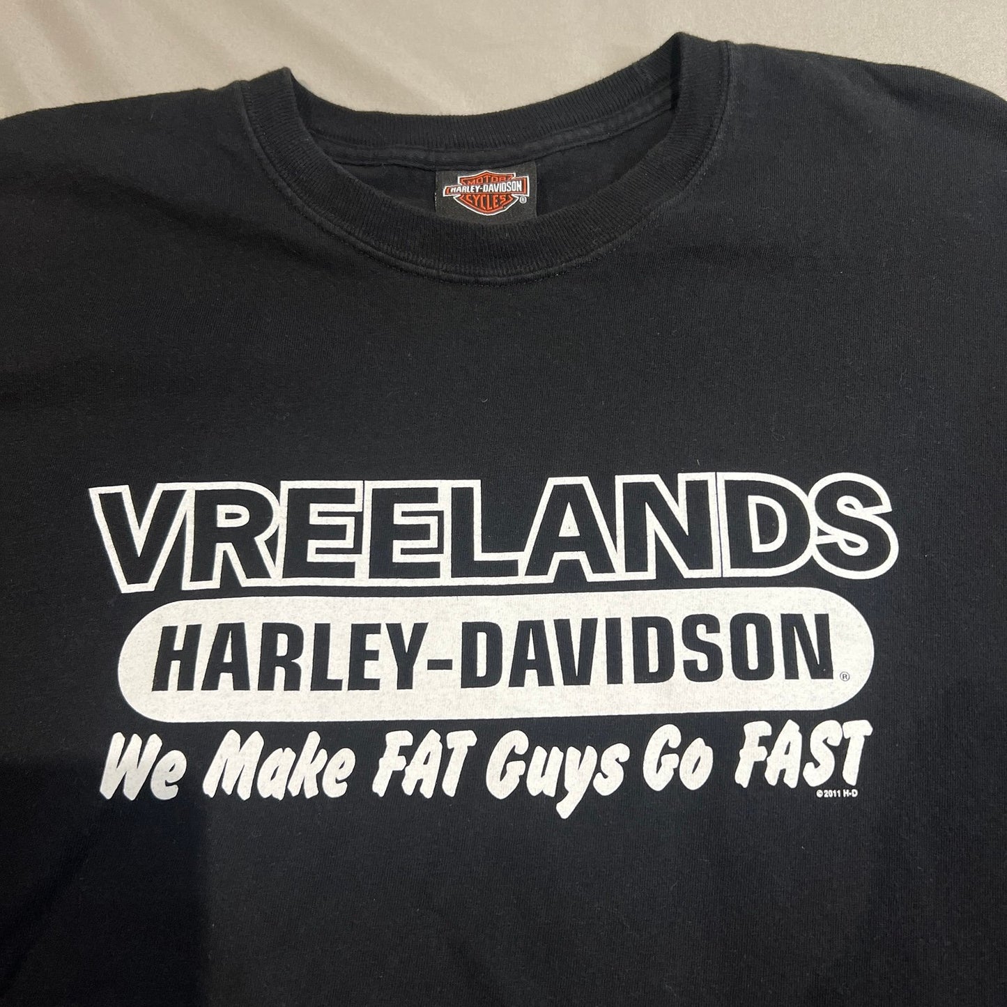 Harley Davidson Bloomsburg Vreelands 20th Anniversary Shirt Mens 2XL XXL Black