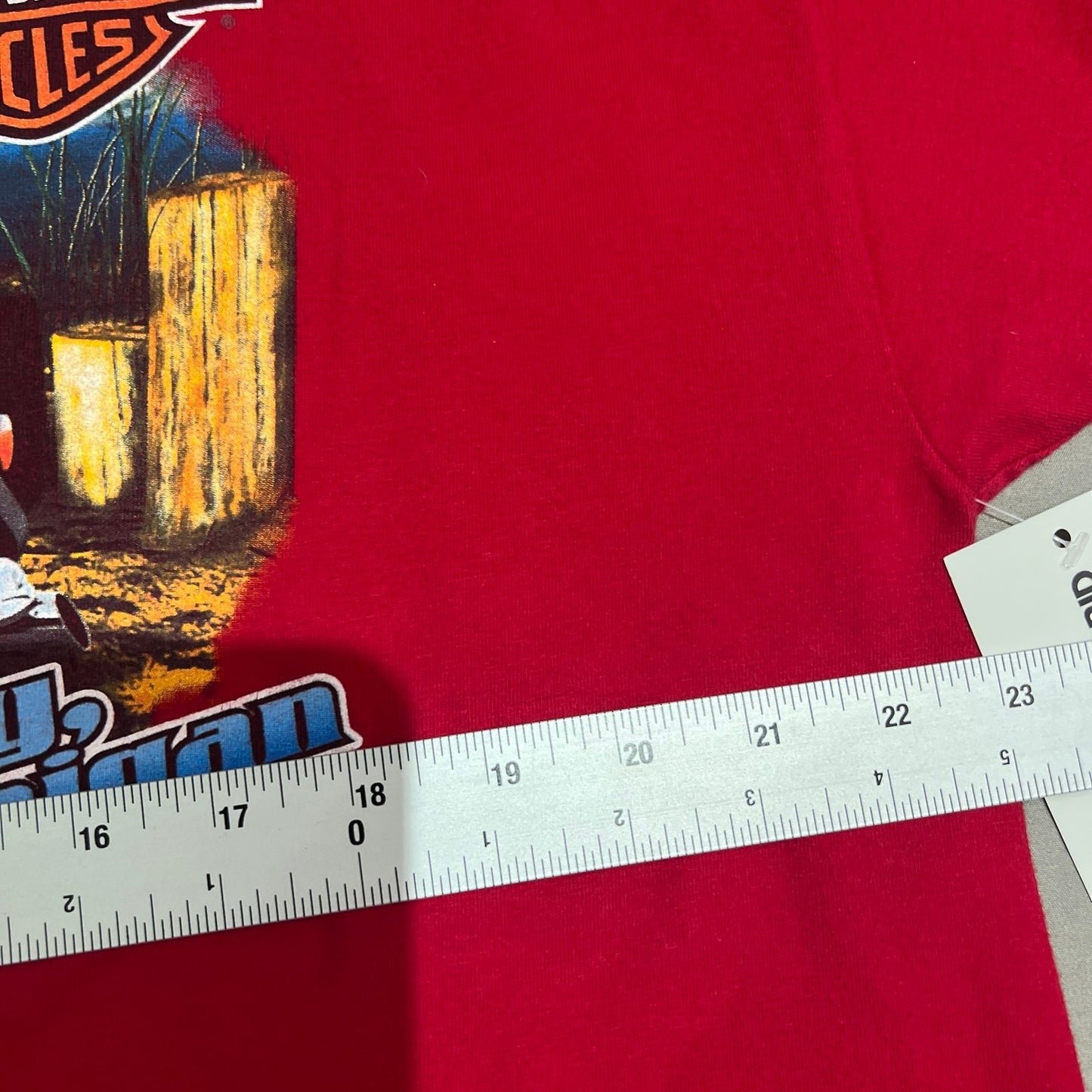 Harley Davidson Bay City Great Lakes Shirt Mens 2XL XXL Motorcycles Clown Red