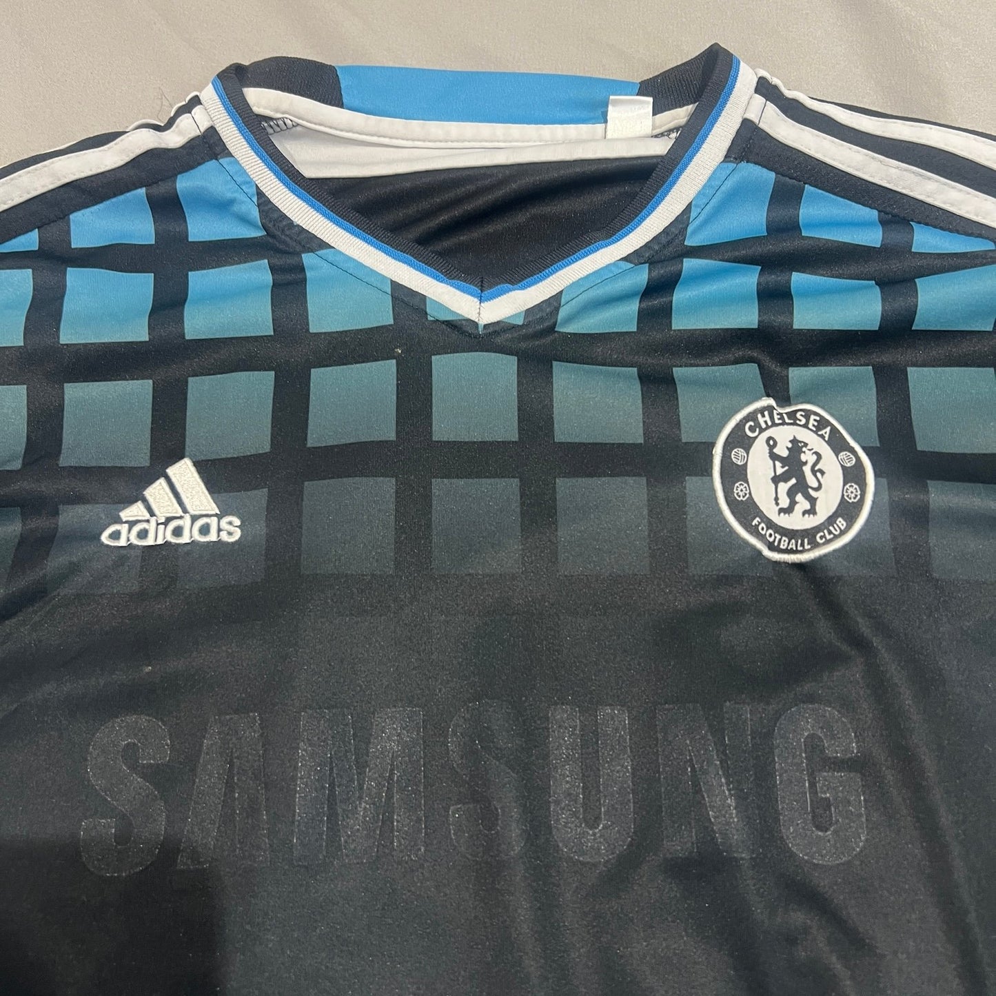 Adidas Chelsea Football Club Jersey Mens Small Short Sleeve Shirt Black