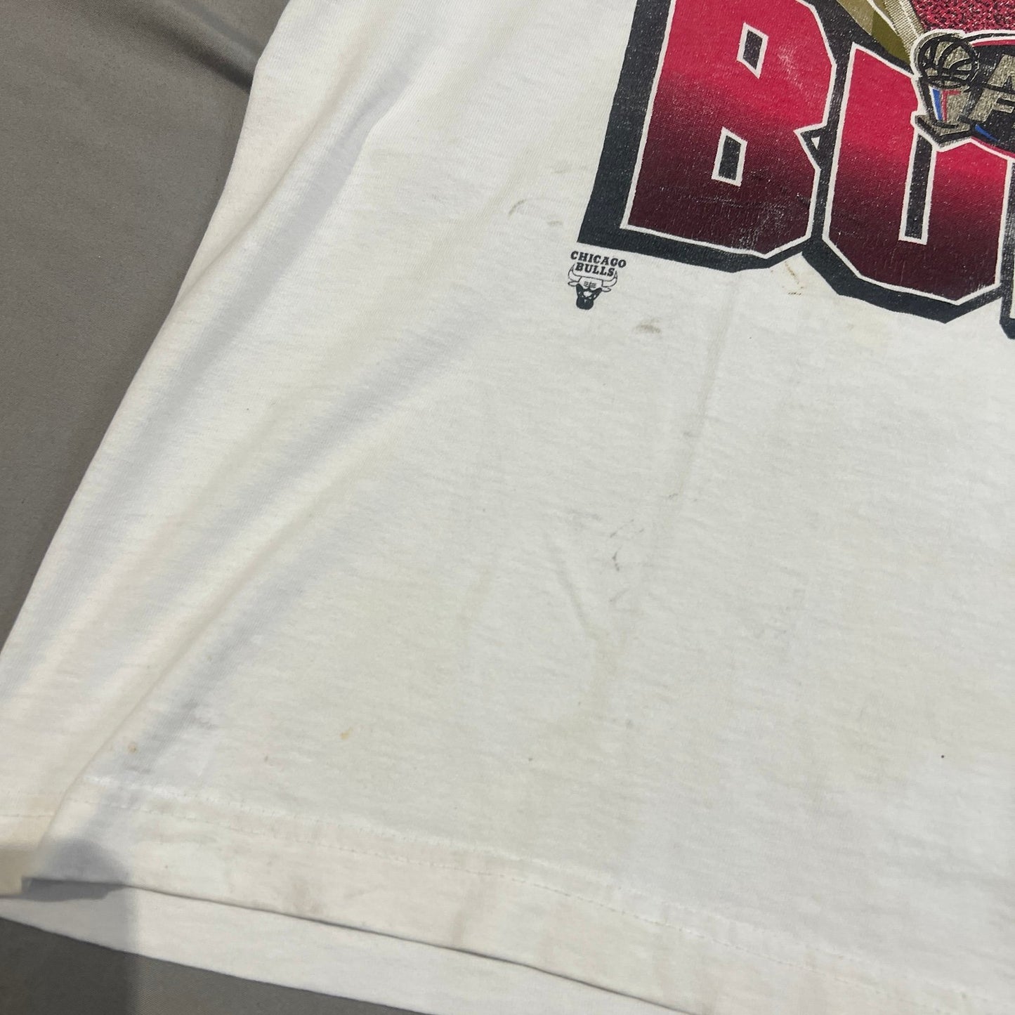 Vintage 1997 Chicago Bulls 5 Champions Shirt NBA Finals Mens XL Short Sleeve