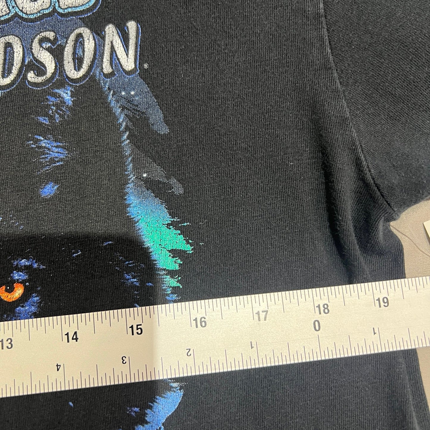 Harley Davidson Ketchikan Alaska Shirt Mens Large Inside Passage Black Wolf