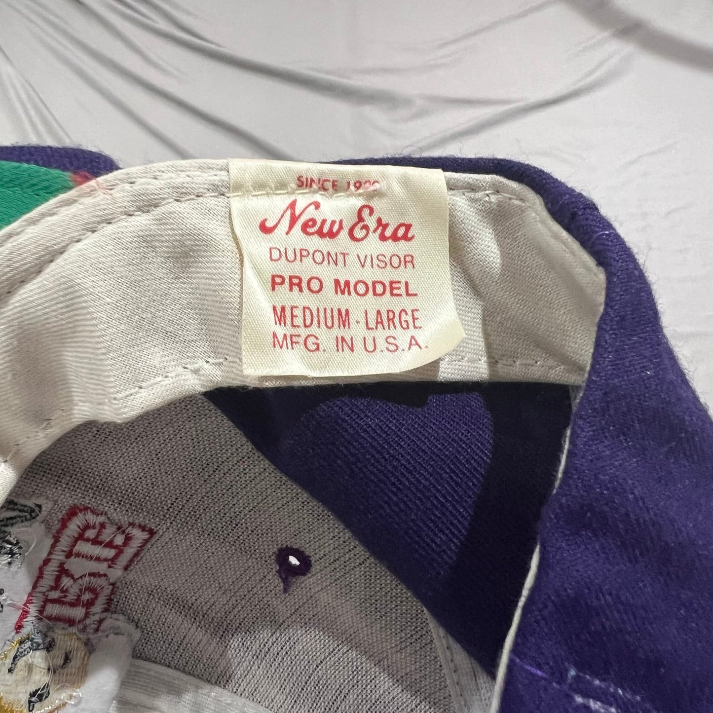 New Era The Score 1160 AM SportsRadio Hat Purple Snapback Cap